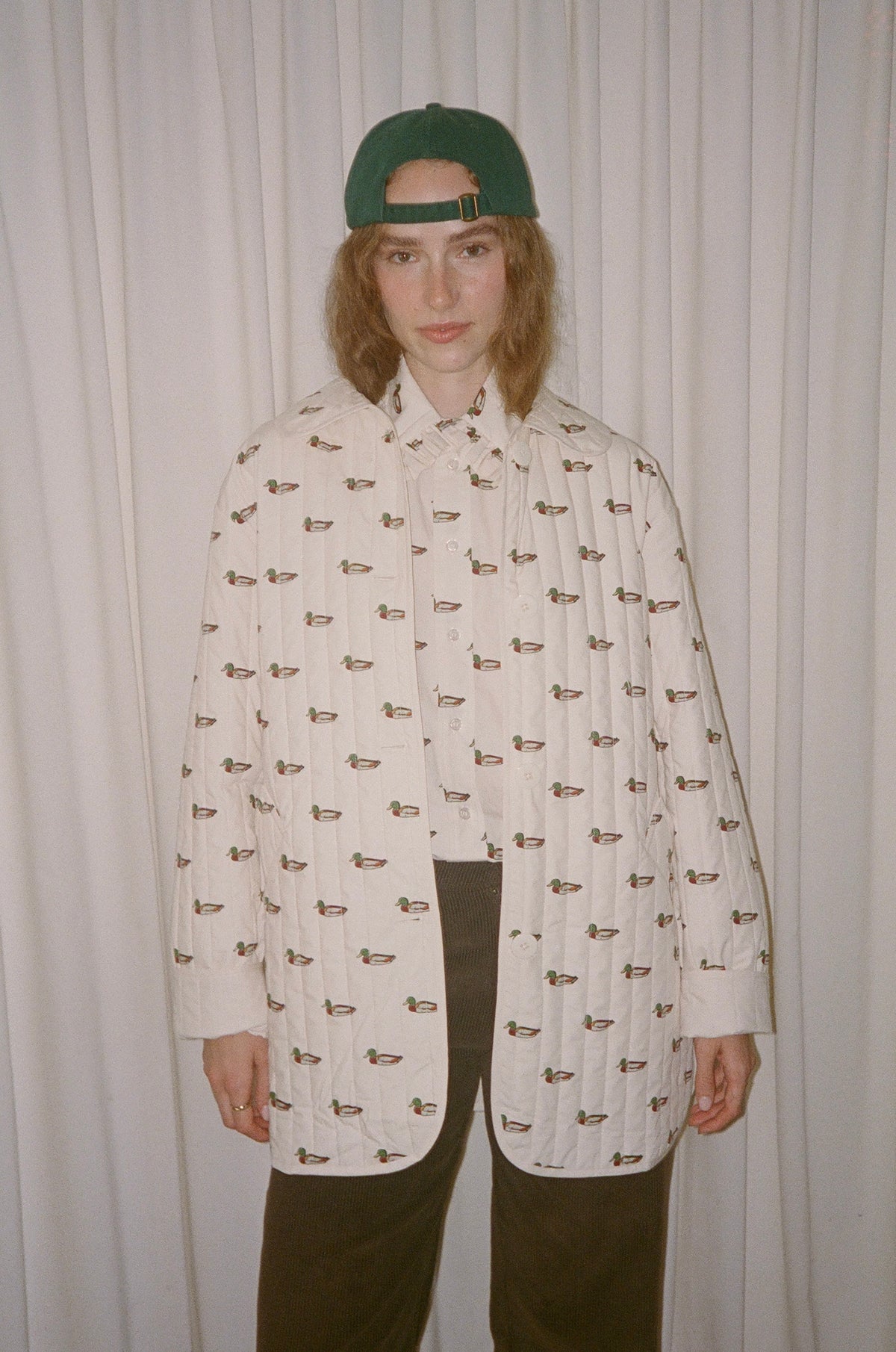 Arnie Mallard Print Quilted Jacket