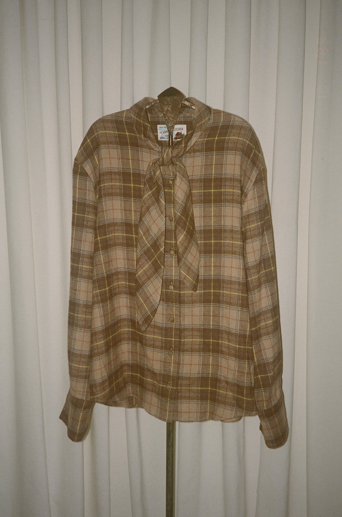 Luther Long Sleeve Flannel Tie Shirt
