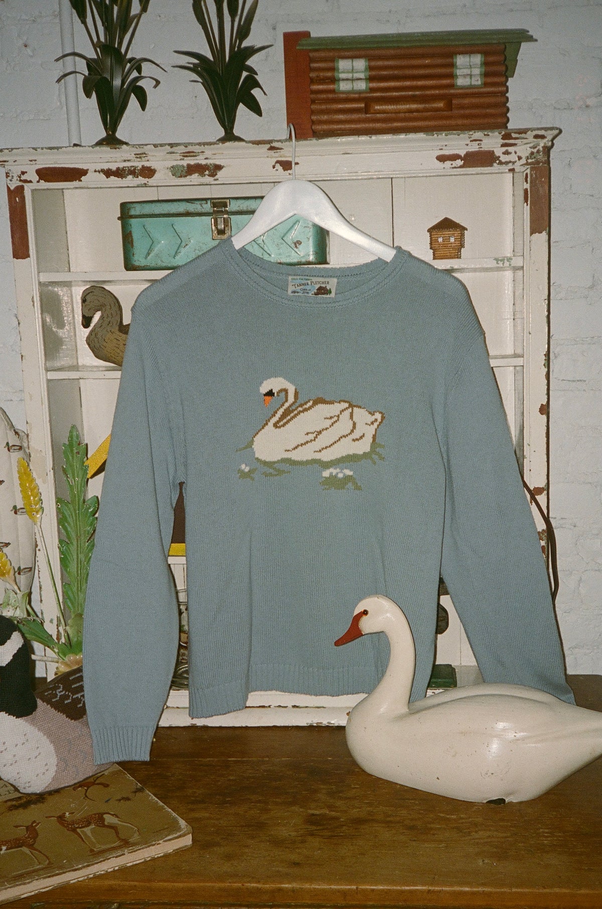 Millhouse Swan Intarsia Sweater