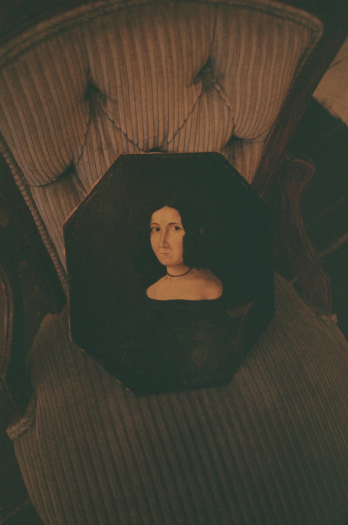 Antique Oil Portrait