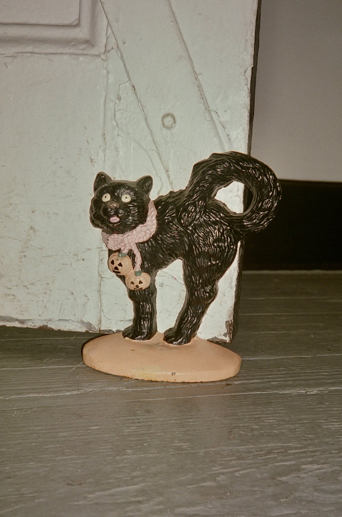 Vintage Cast Iron Cat Door Stop/Decor