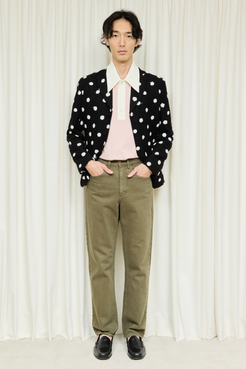 Walt Raised Polkadot Blazer