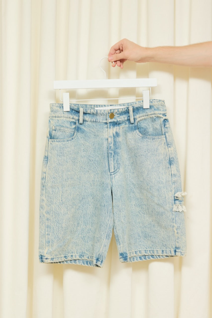 SAMPLE Sid Lace Loop Jean Short 30