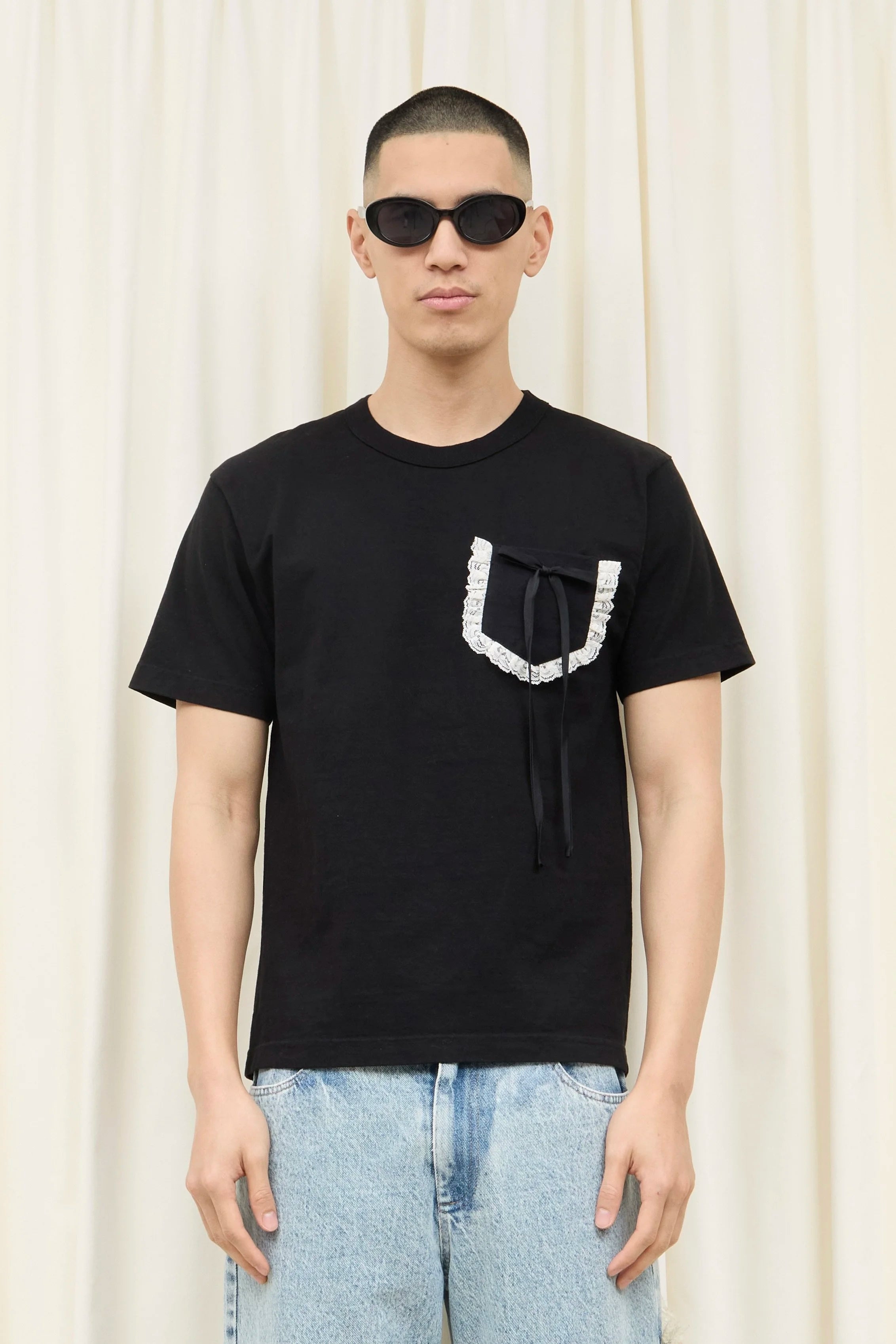 Stuart Lace Pocket Tee