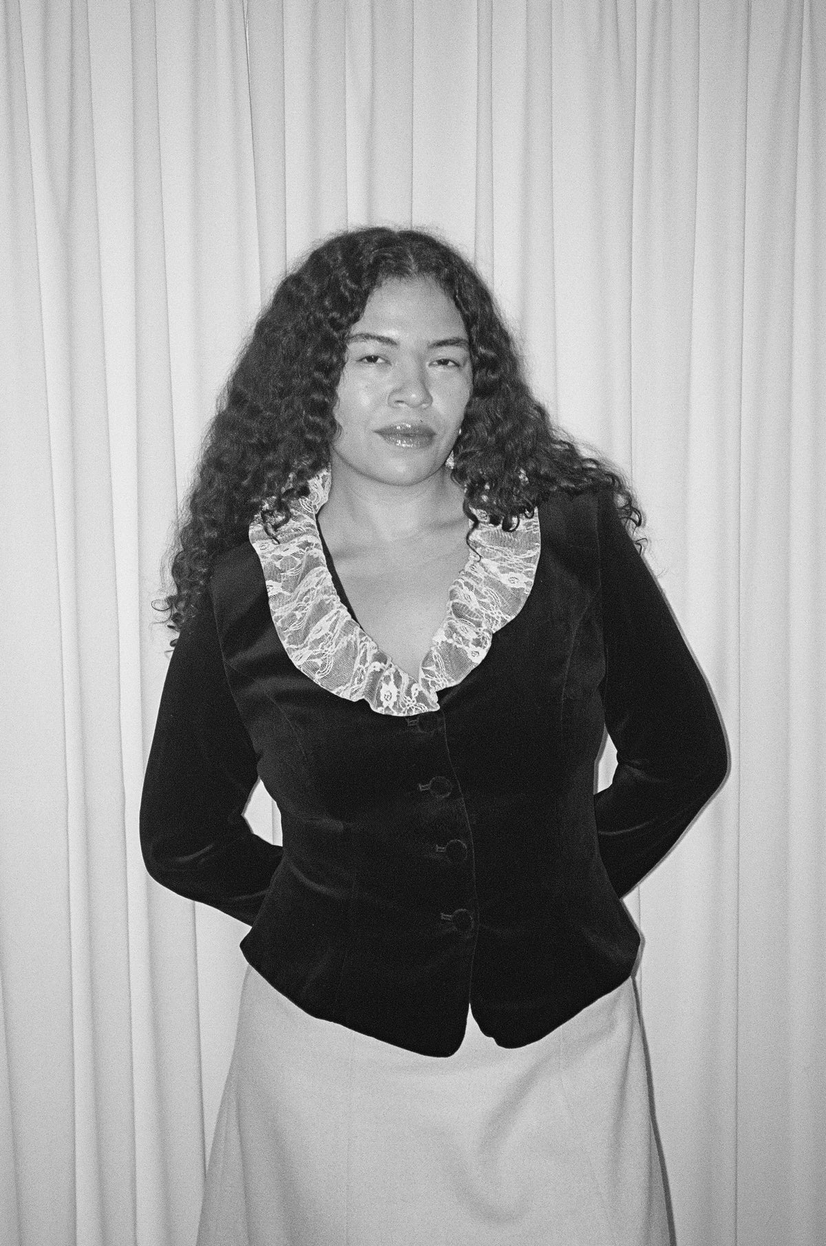 Antoinette Ruffle Collar Jacket