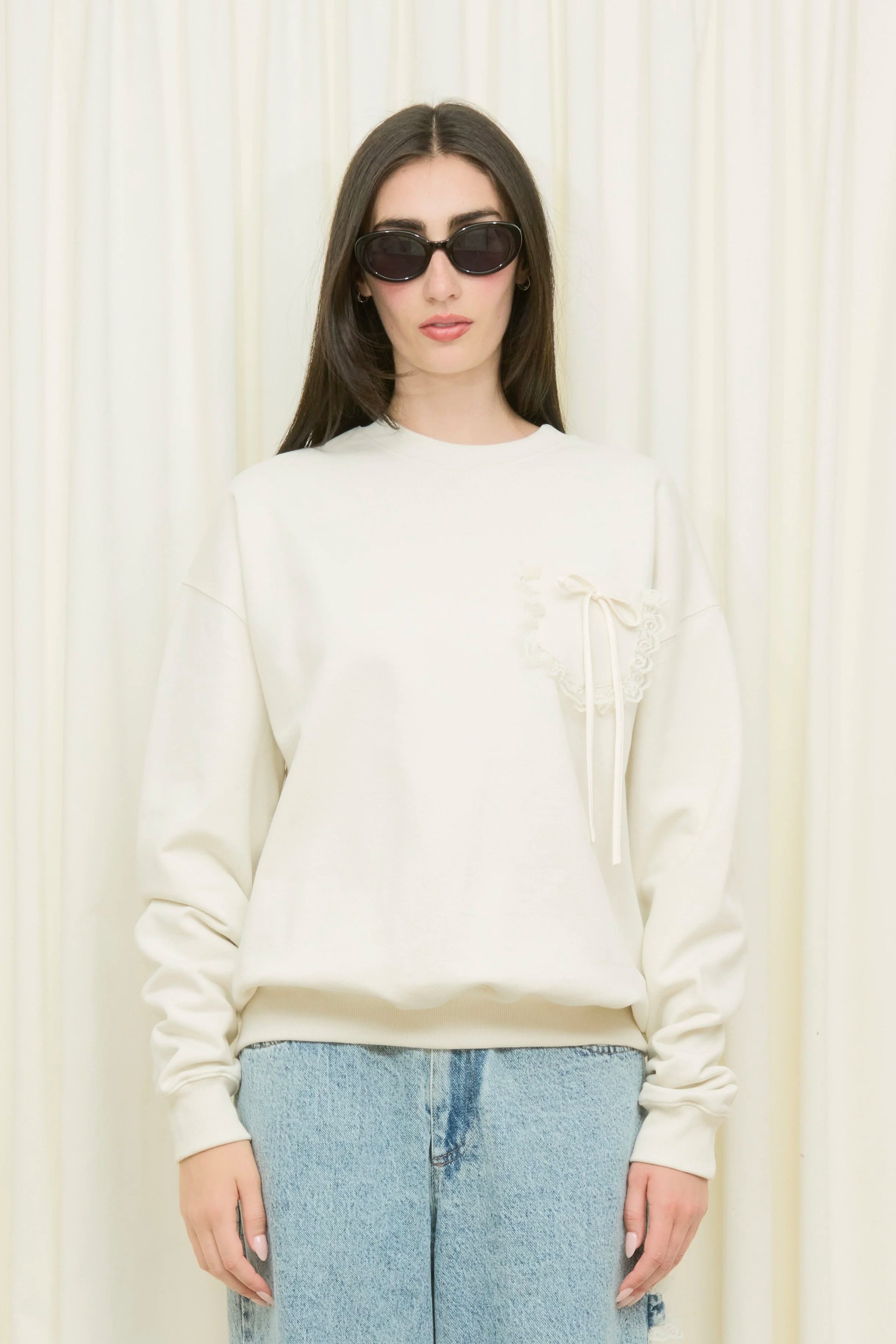 Collins Bow Pocket Sweatshirt