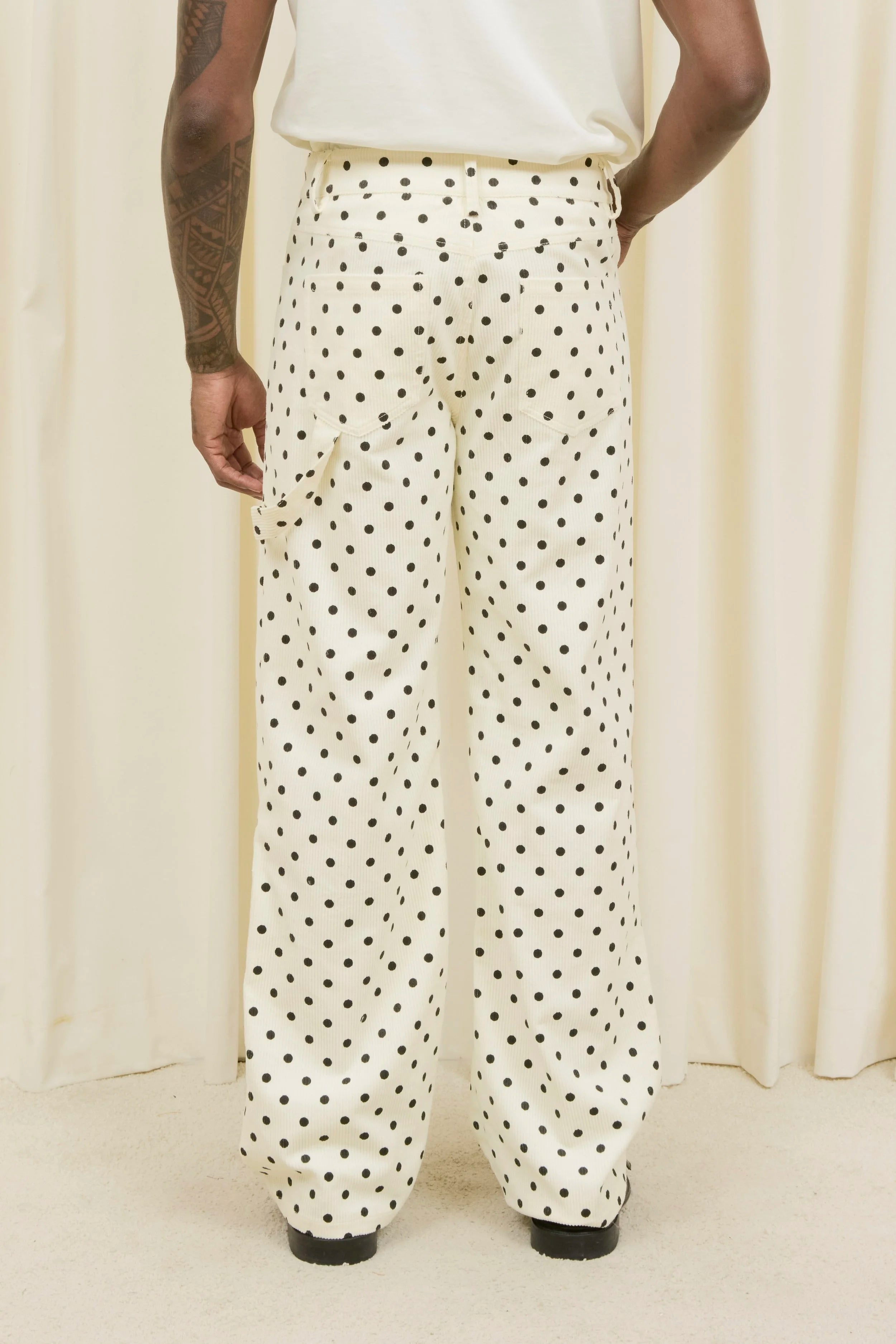 Sid Loop Polkadot Corduroy Pant
