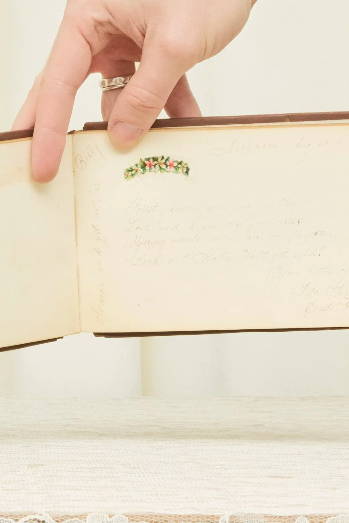 Antique "Autographs" Book (1885)