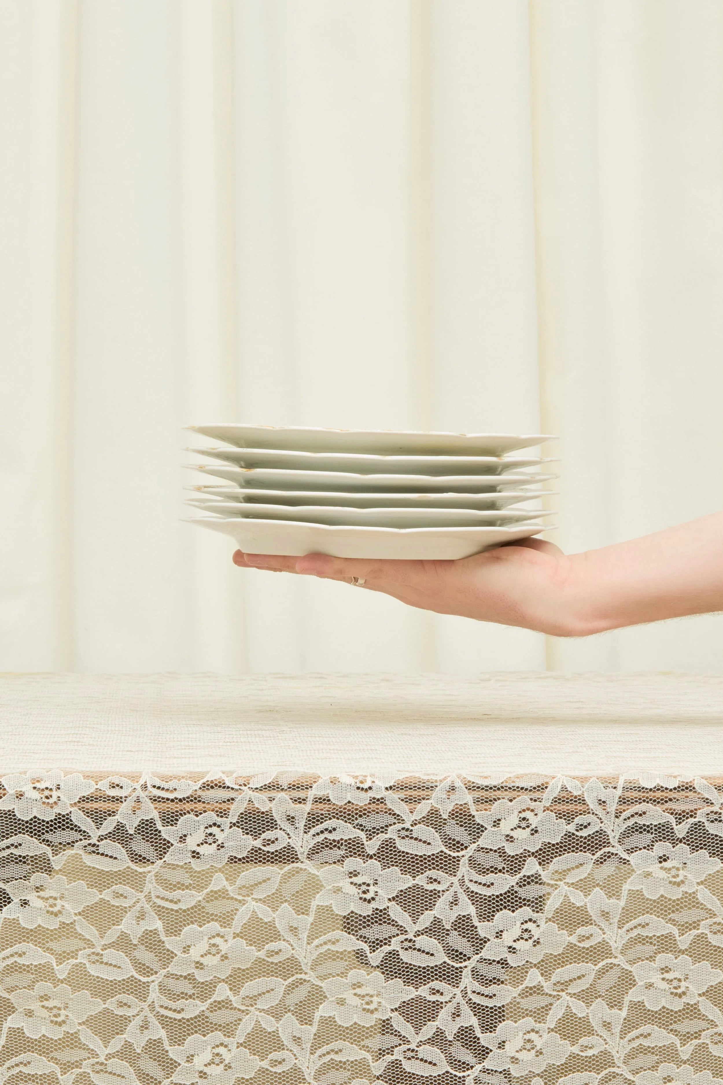 Antique Fish Plates Set/6