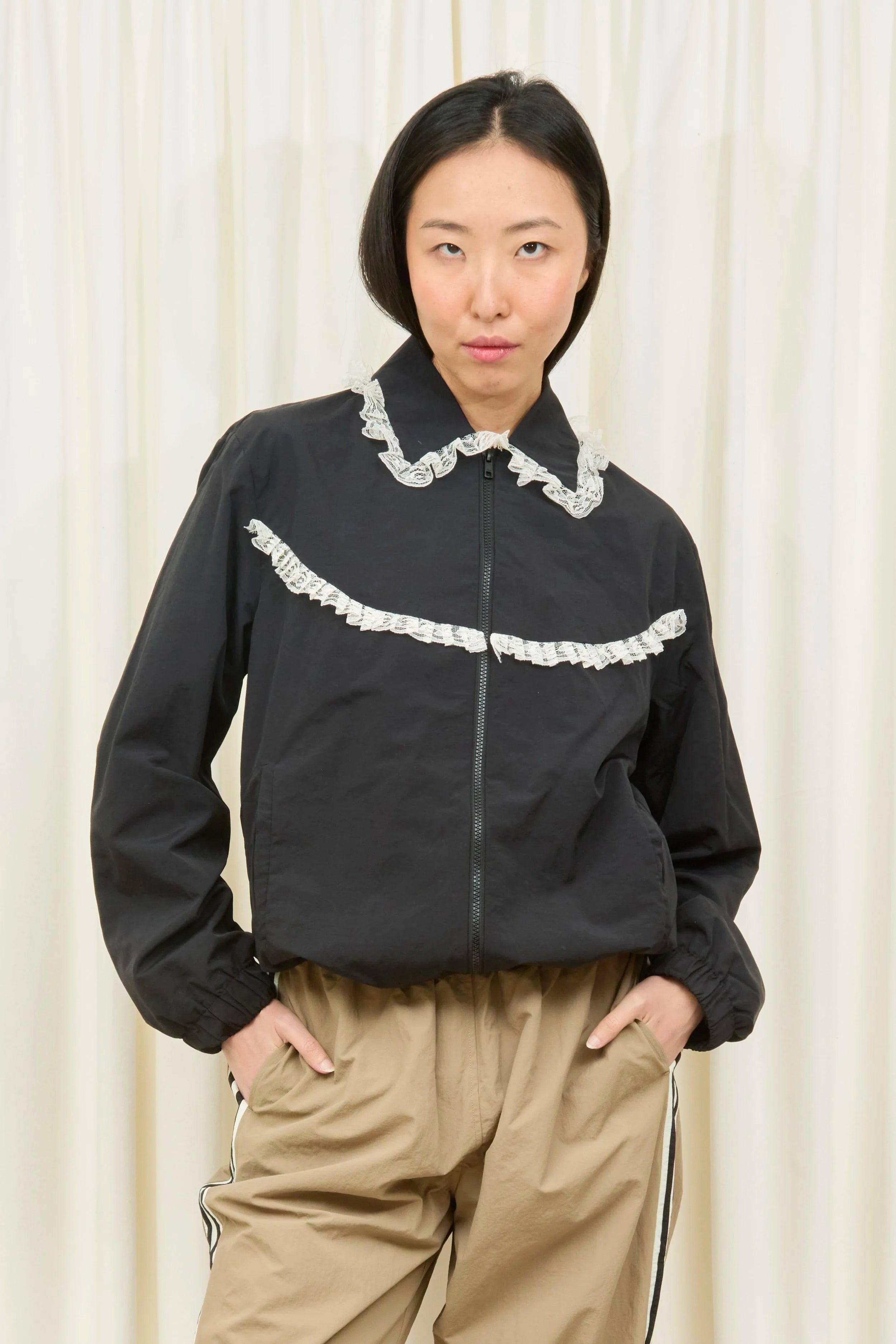 Archie Lace Trim Track Jacket