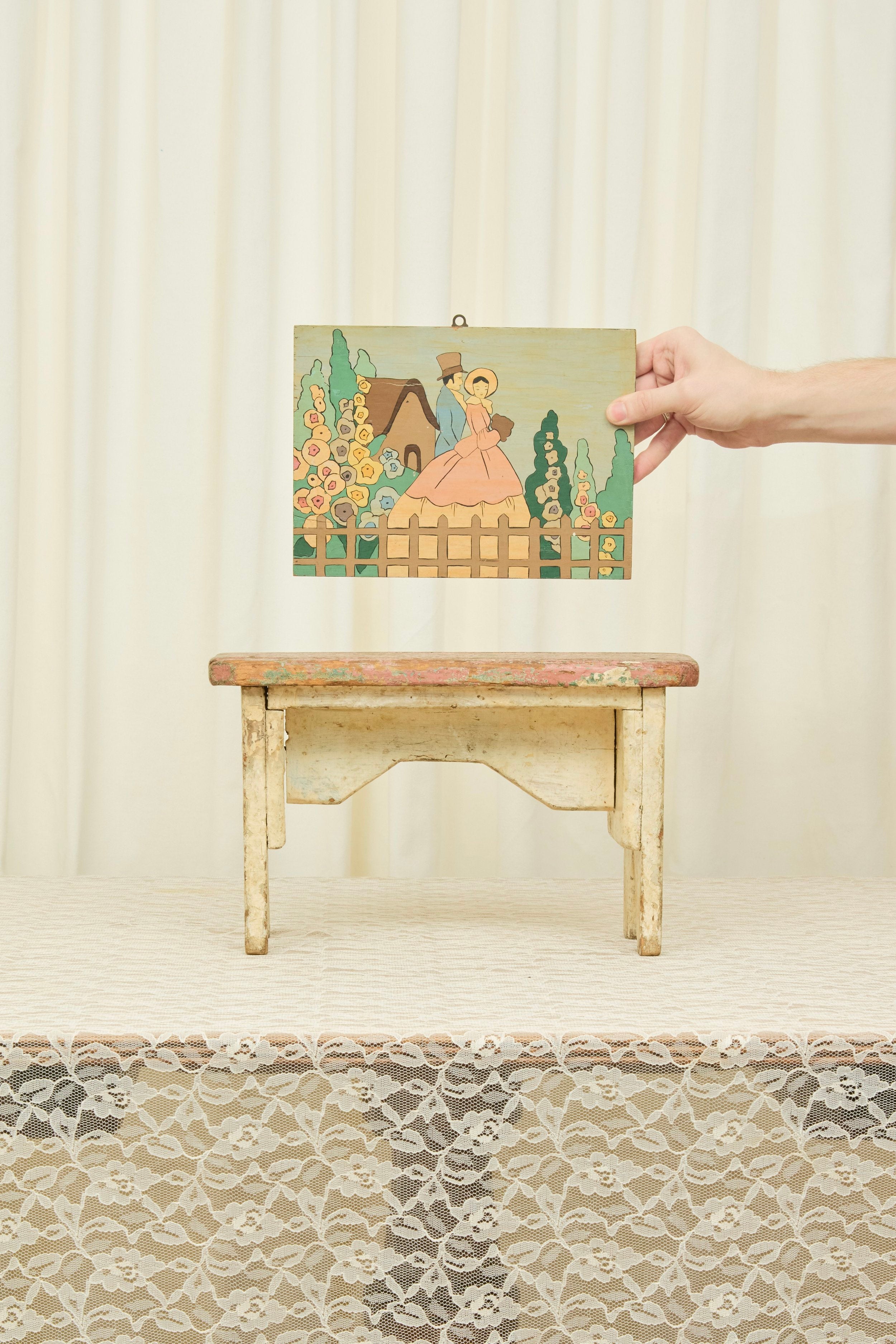 Antique Primitive Stool