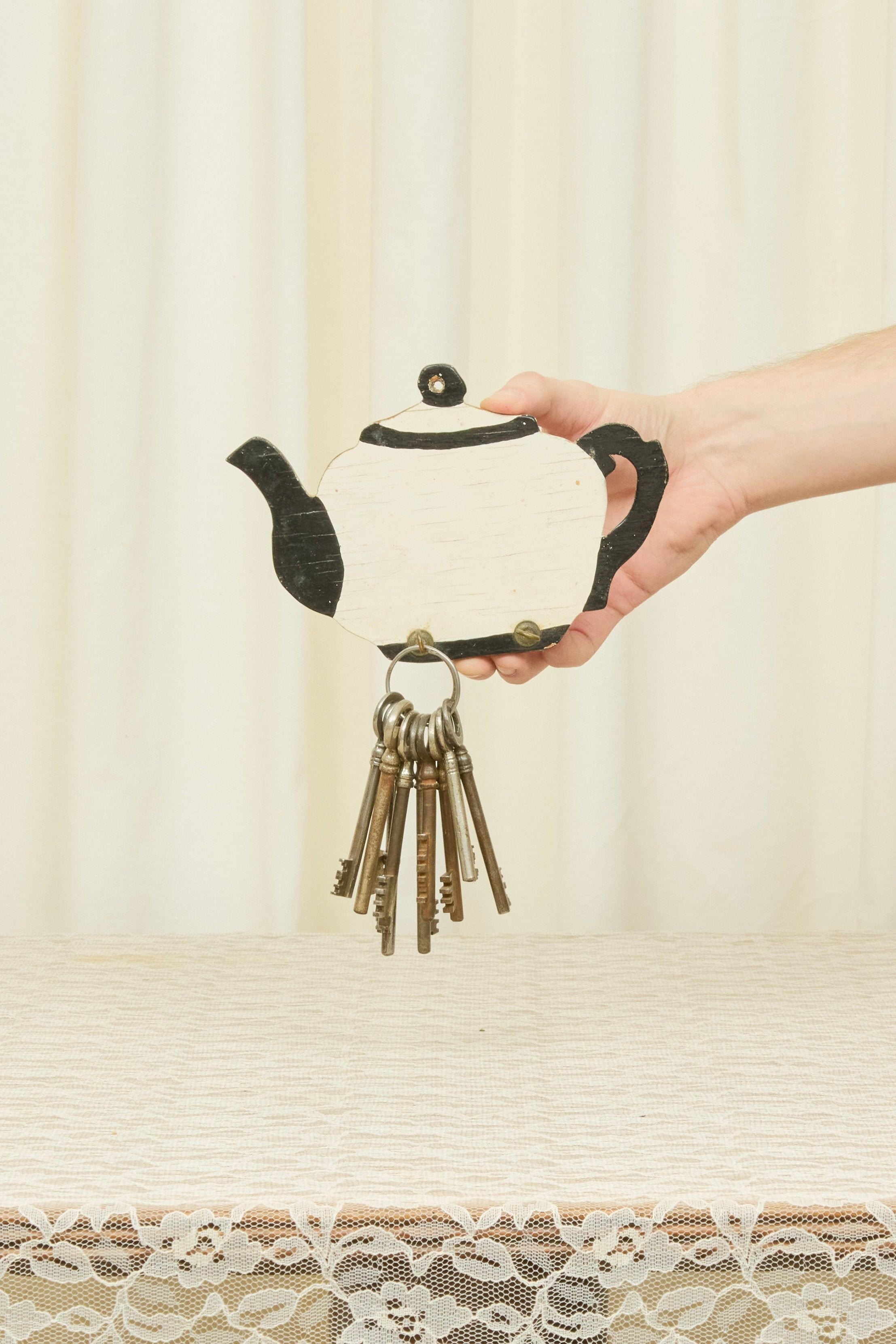 Vintage Teapot Wall Hook