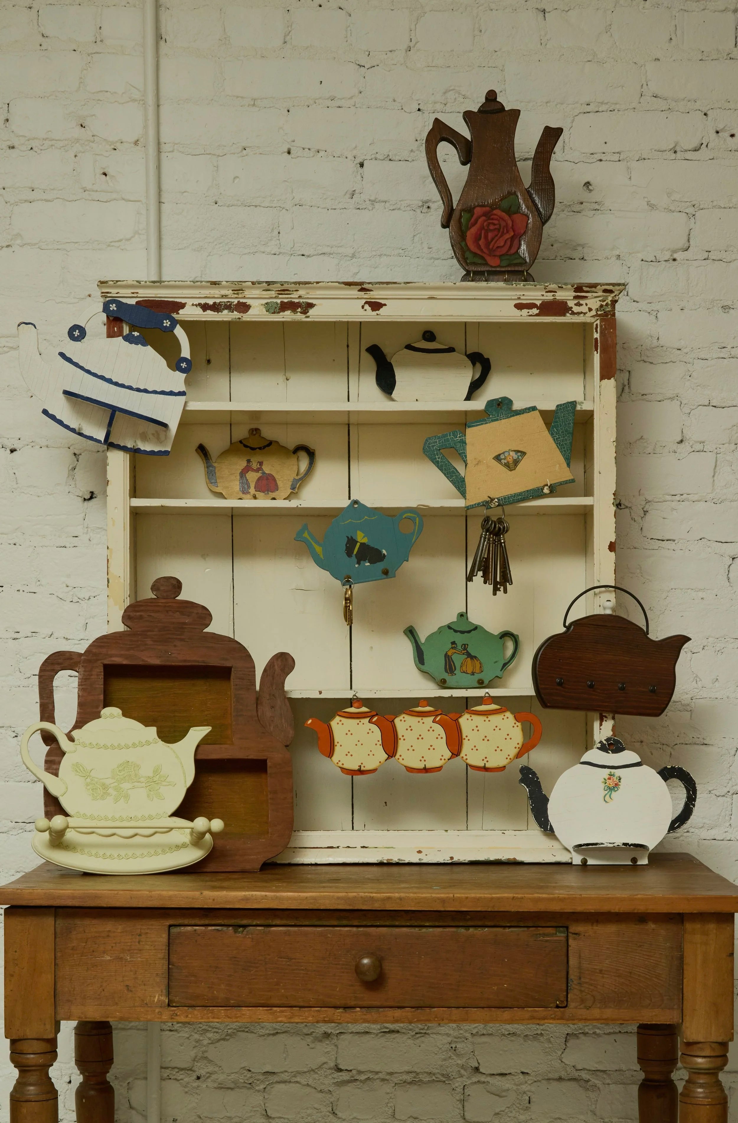 Vintage Teapot Wall Hook