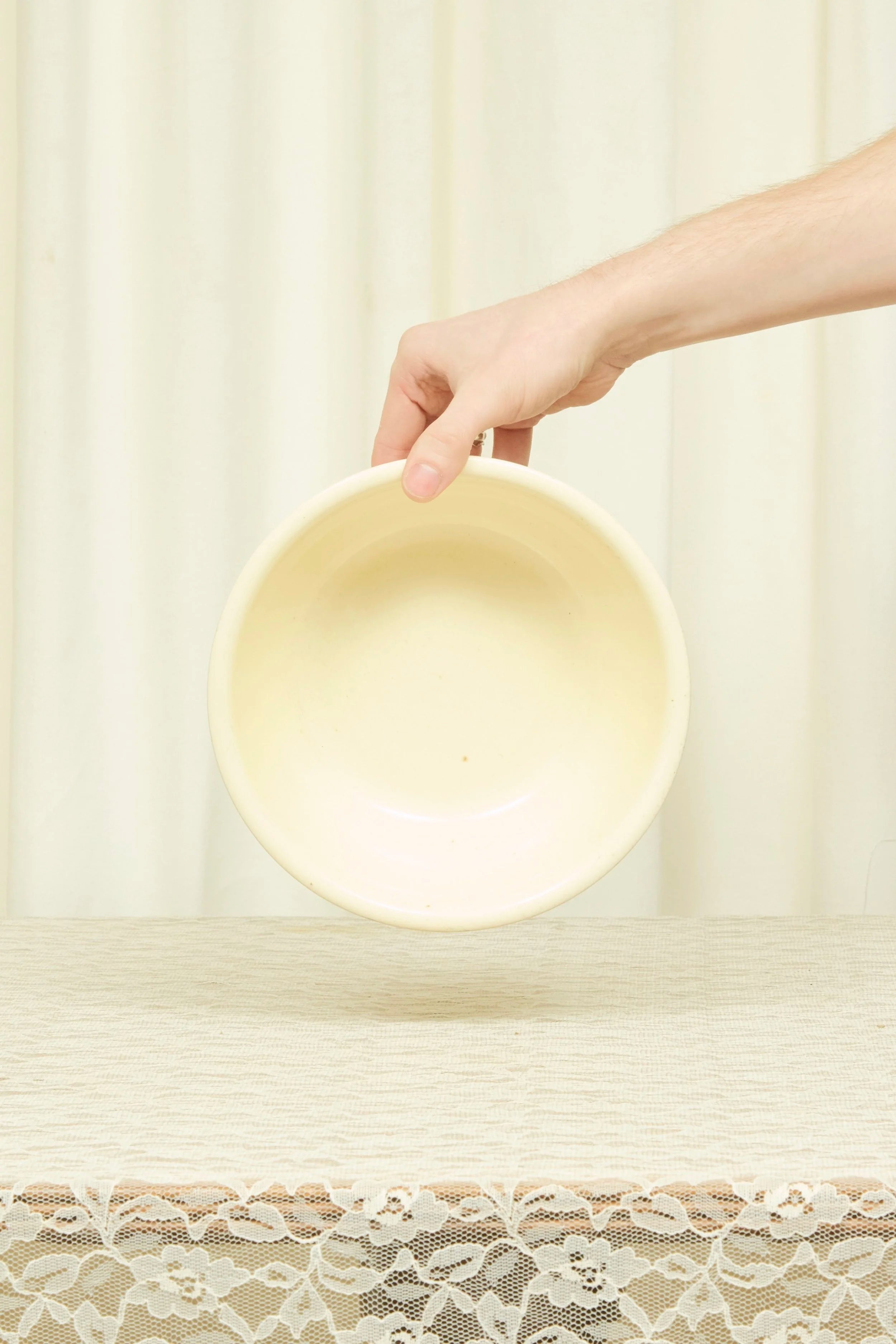 Vintage Floral Ceramic Bowl