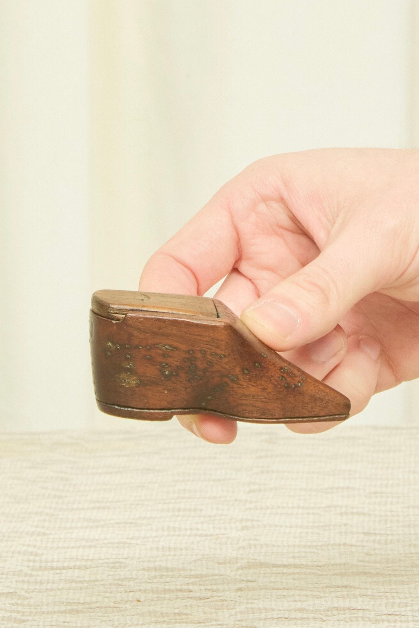 Antique Shoe Snuff Box (1800s)