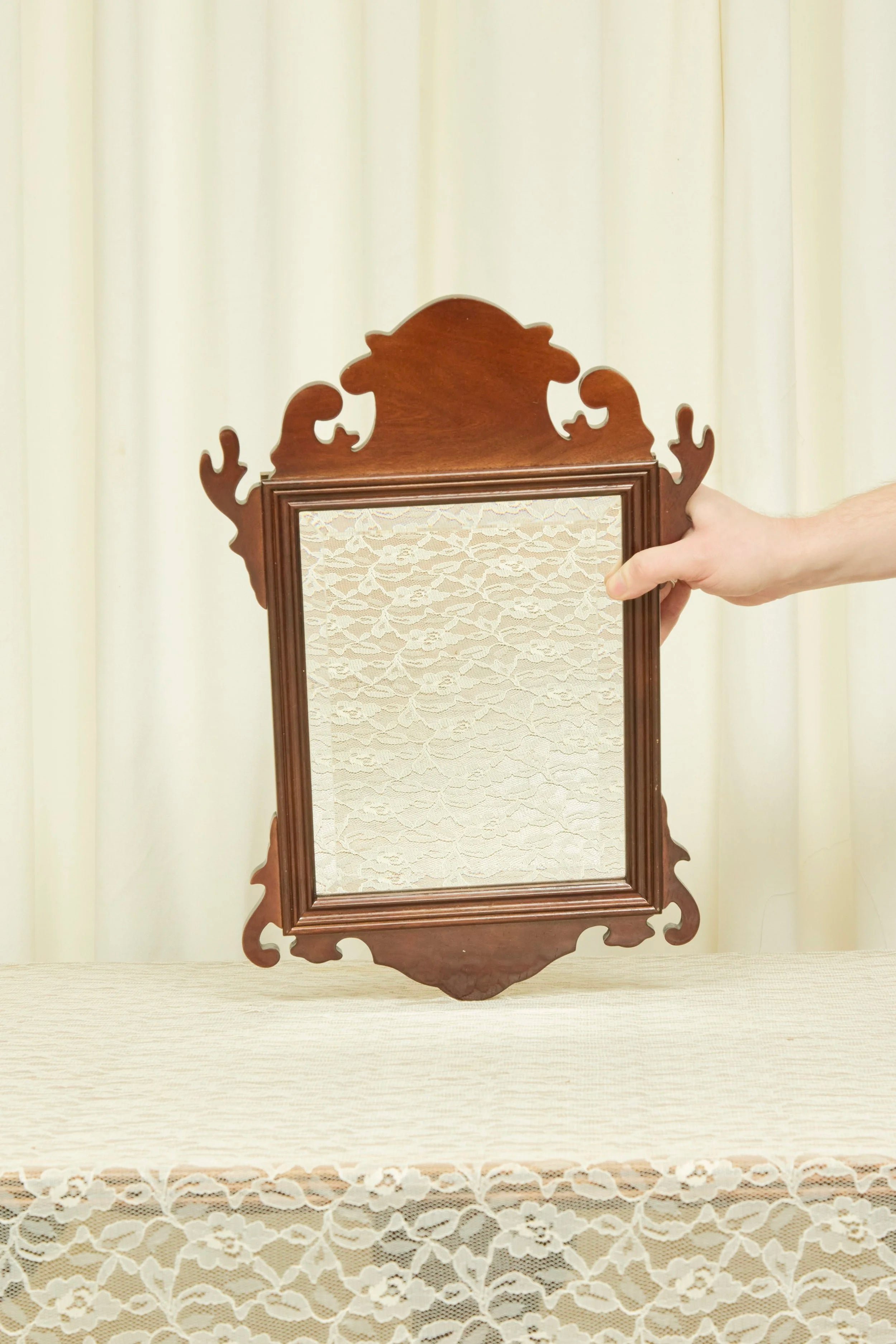 Vintage Chippendale Style Mirror