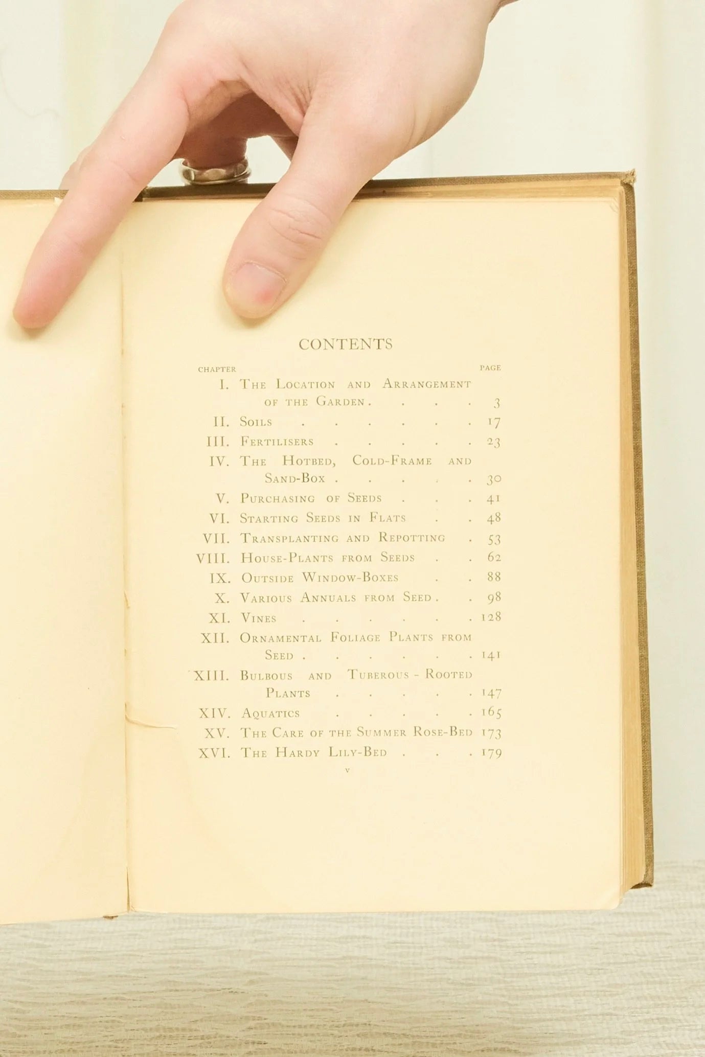 Antique "A Handbook of Practical Garden Lore" Book (1903)