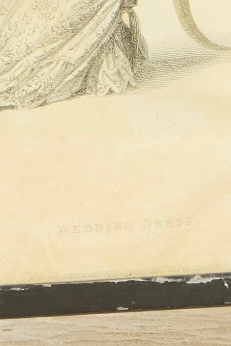Antique "Wedding Dress" Framed Print