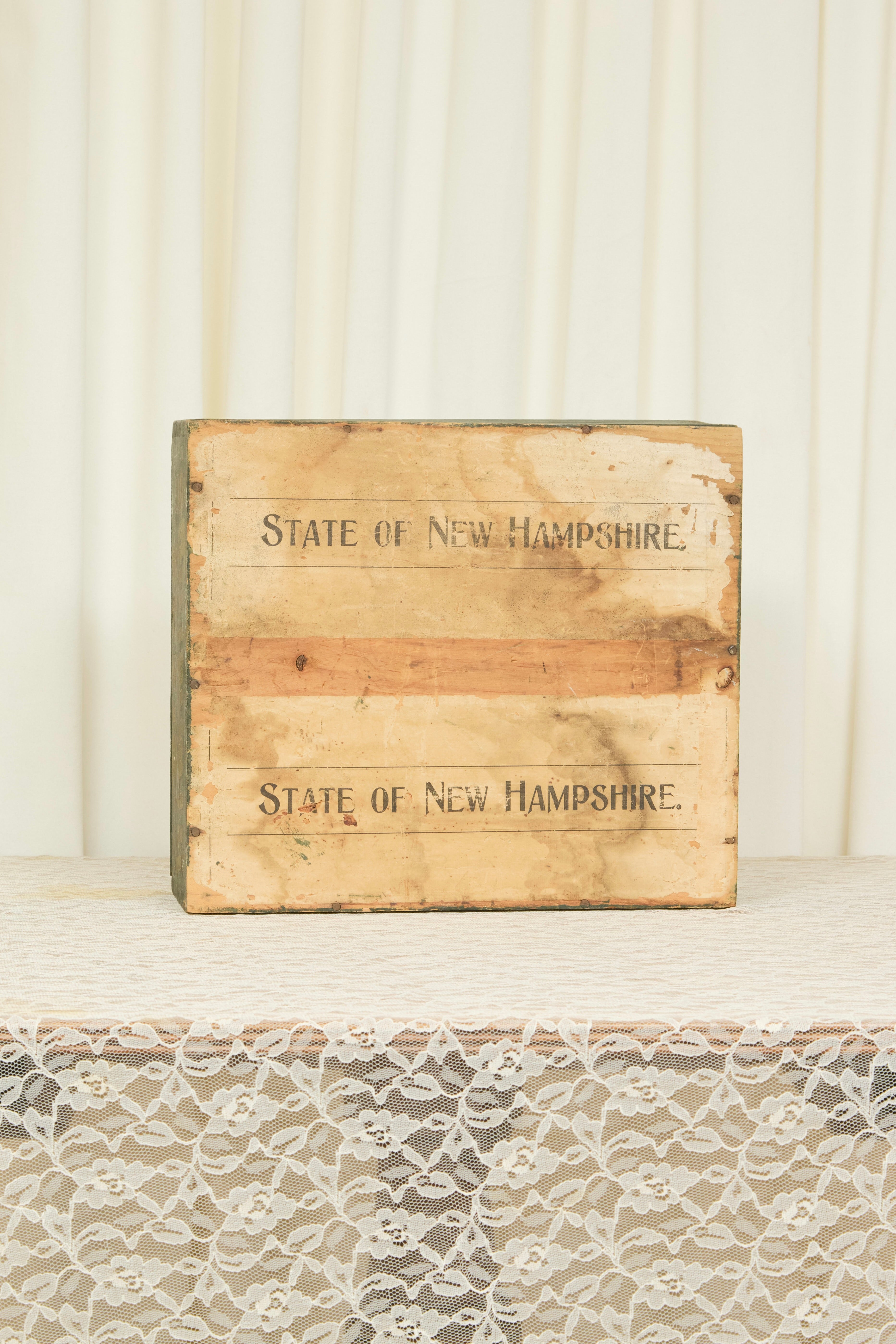 Vintage "Dress Trimmings" Wooden Box