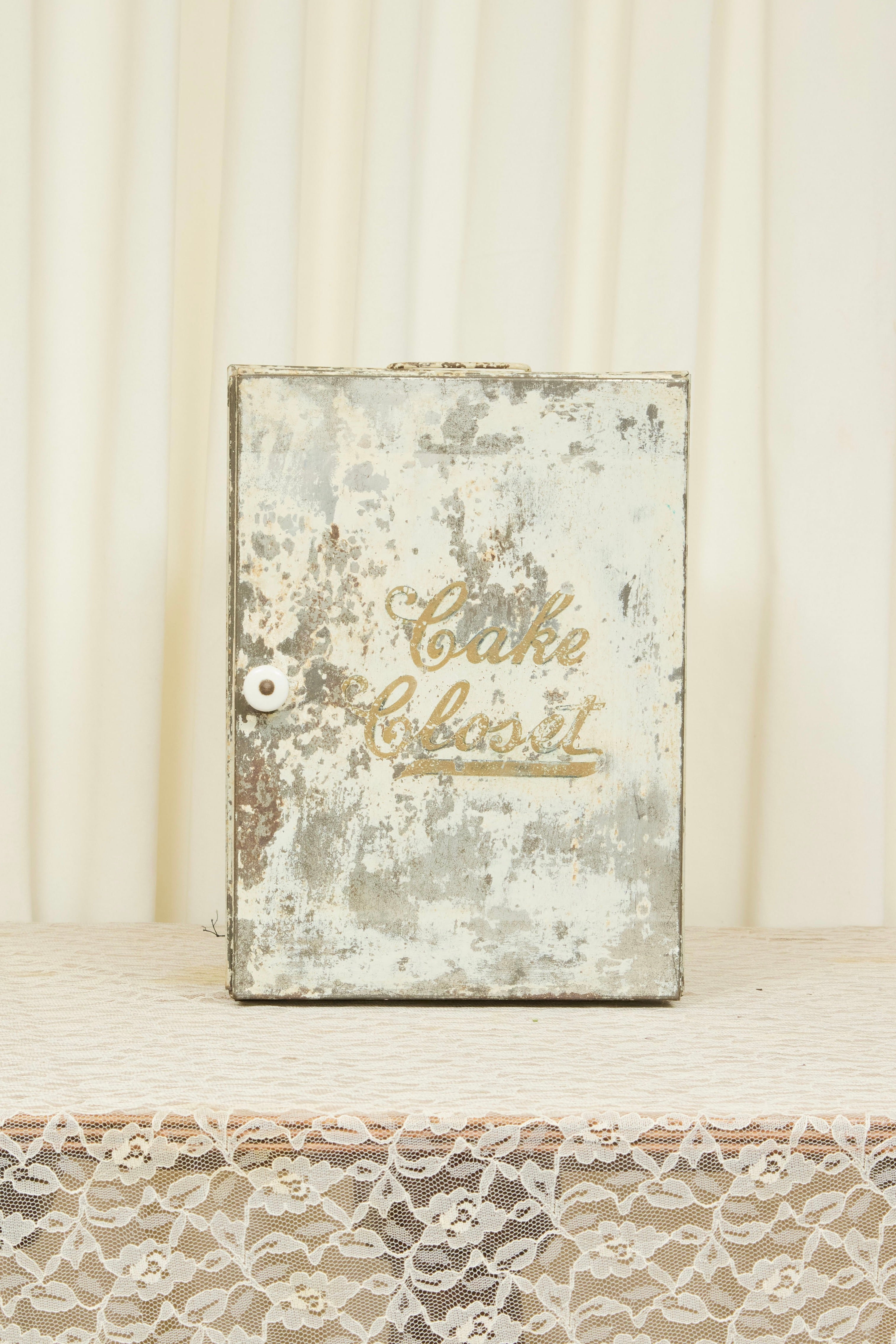 Vintage "Cake Closet" Shelf/Box