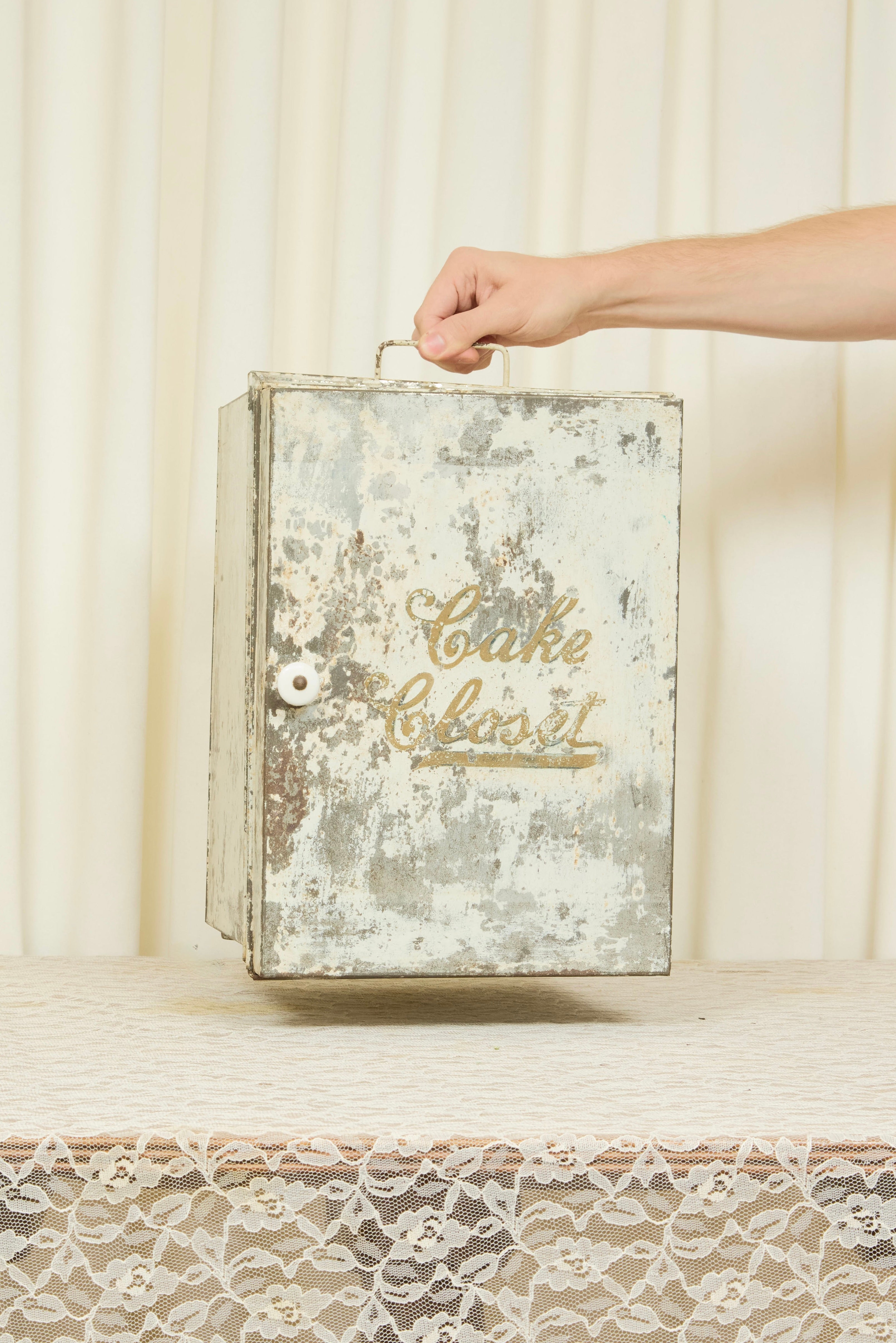 Vintage "Cake Closet" Shelf/Box