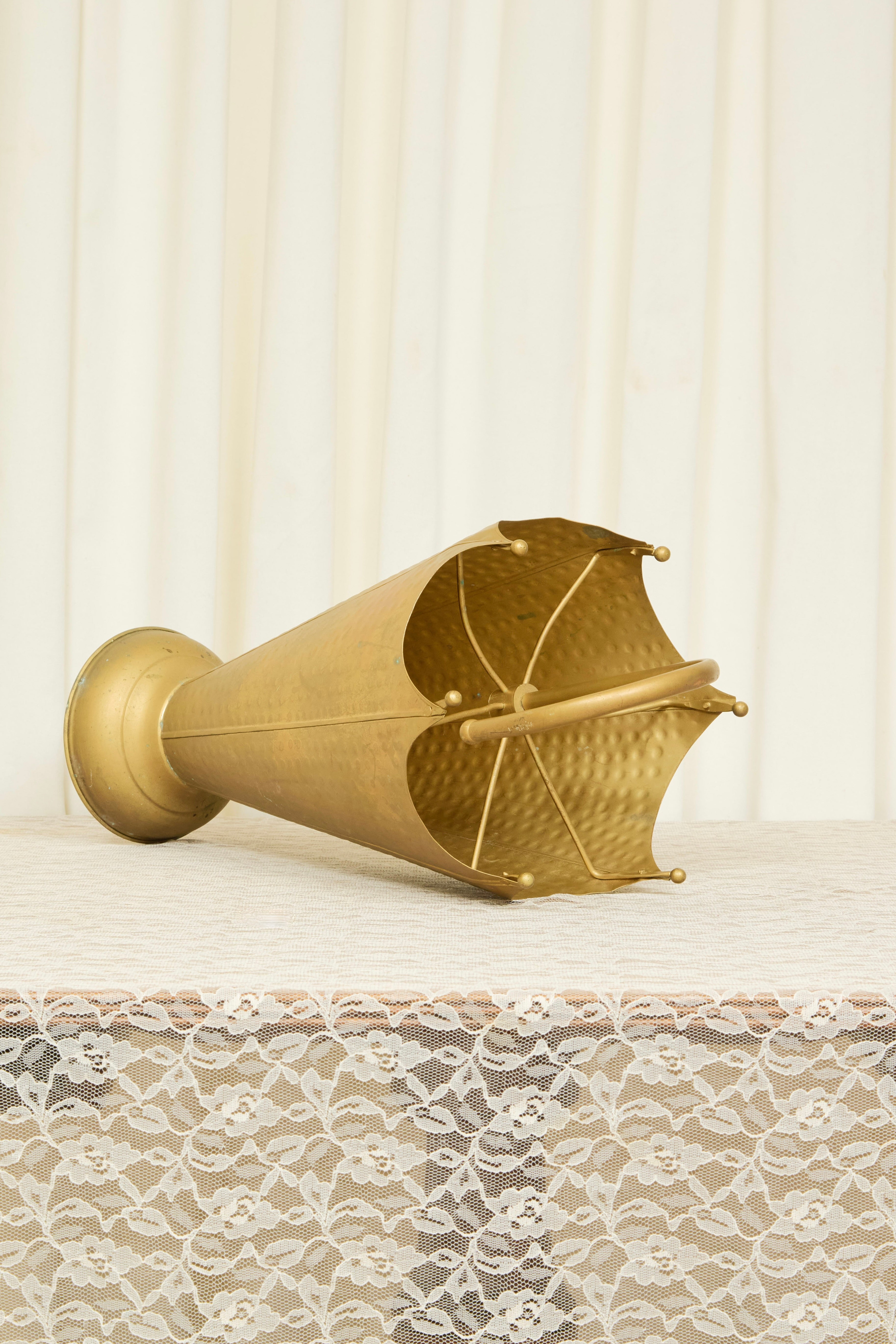 Vintage Brass Umbrella Stand
