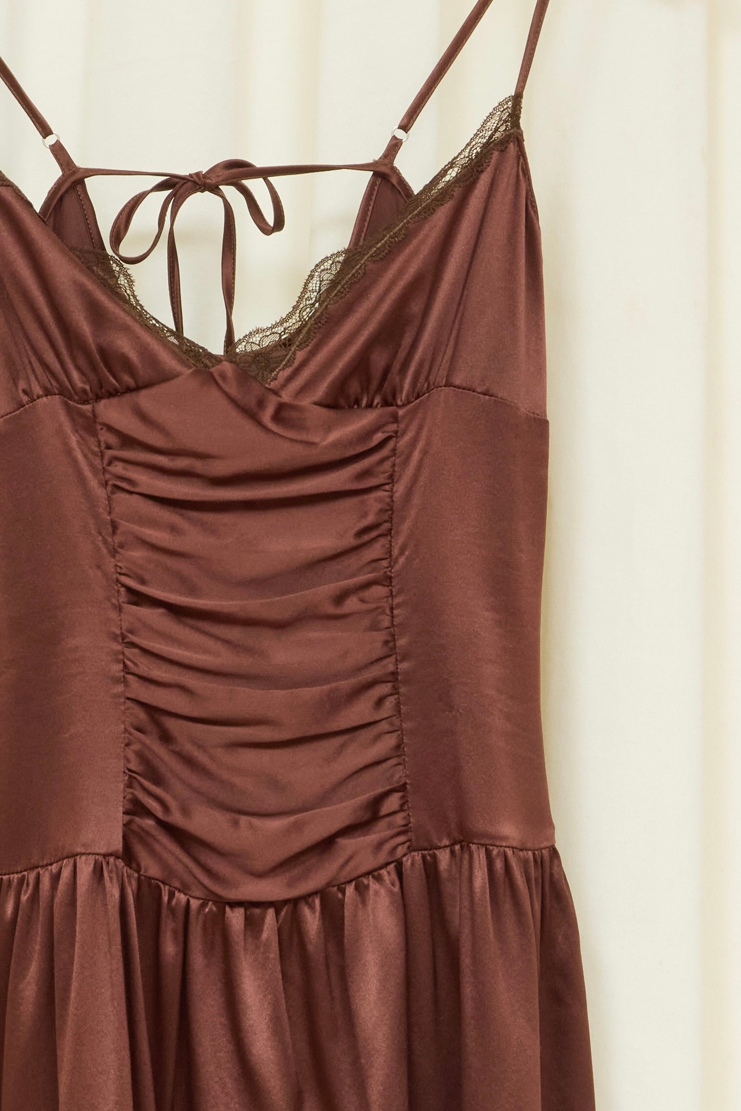 SAMPLE Isabella Ruched Mini Dress XS/S