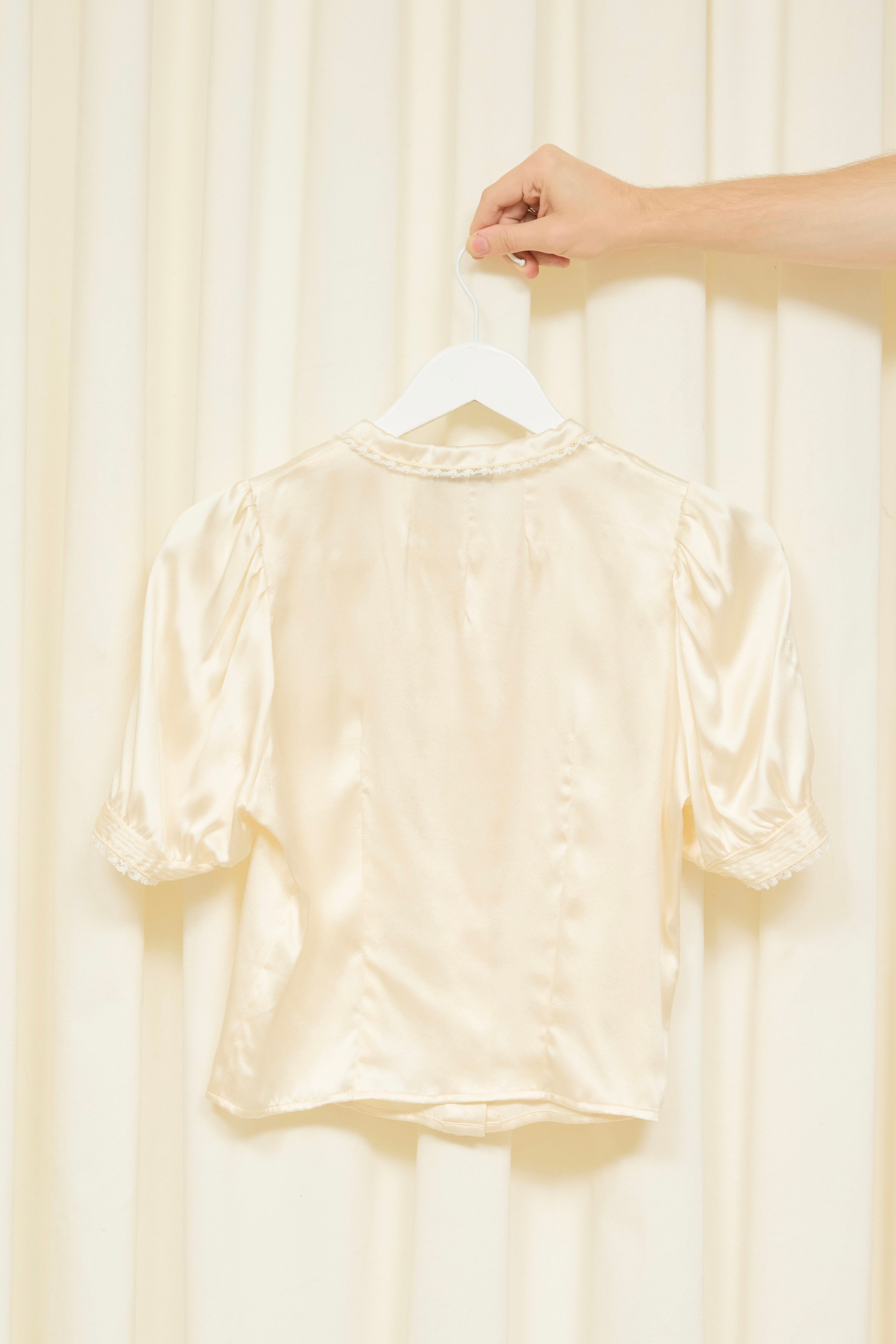 SAMPLE Marianne Silk Top S