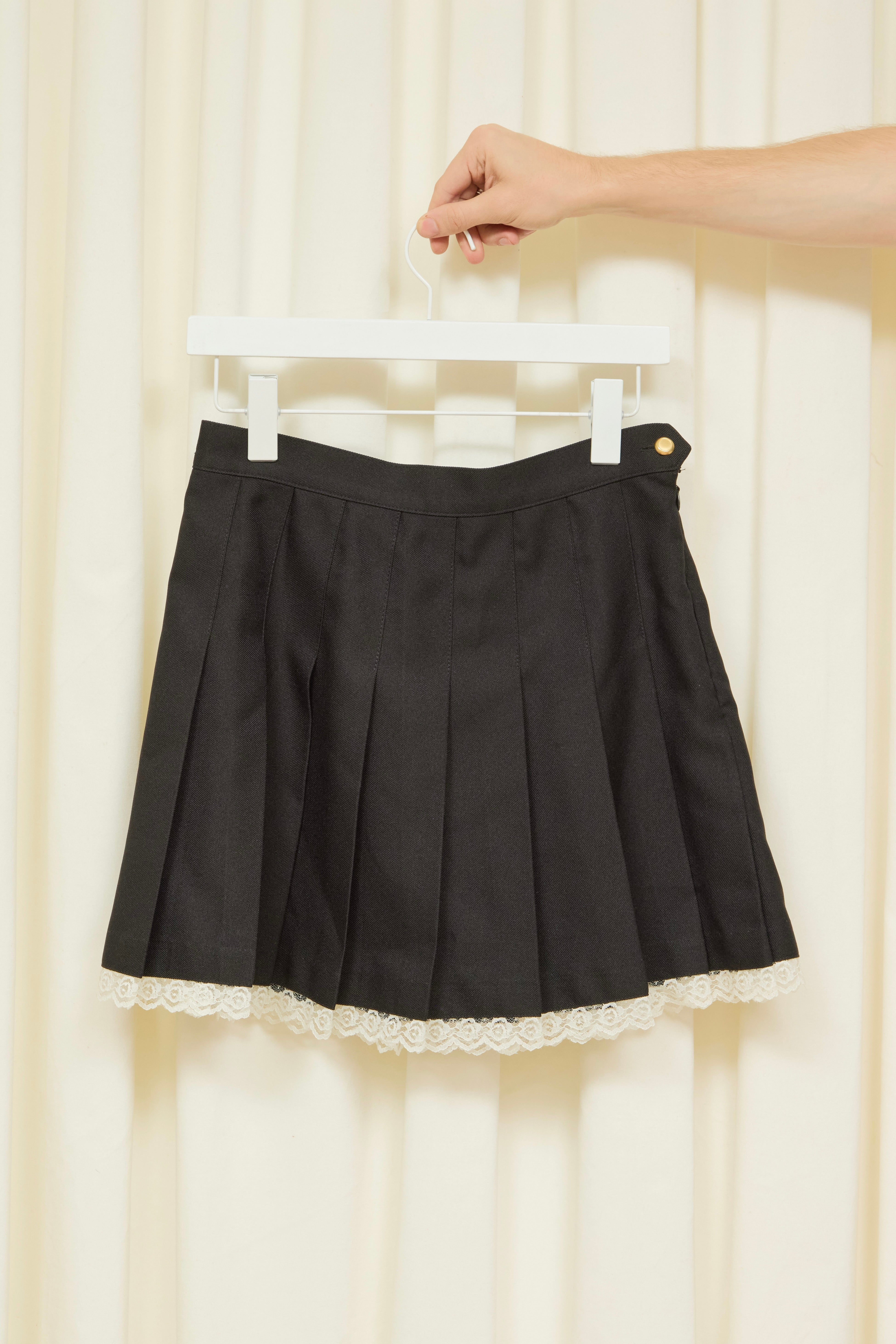SAMPLE Ace Lace Trimmed Tennis Skirt M