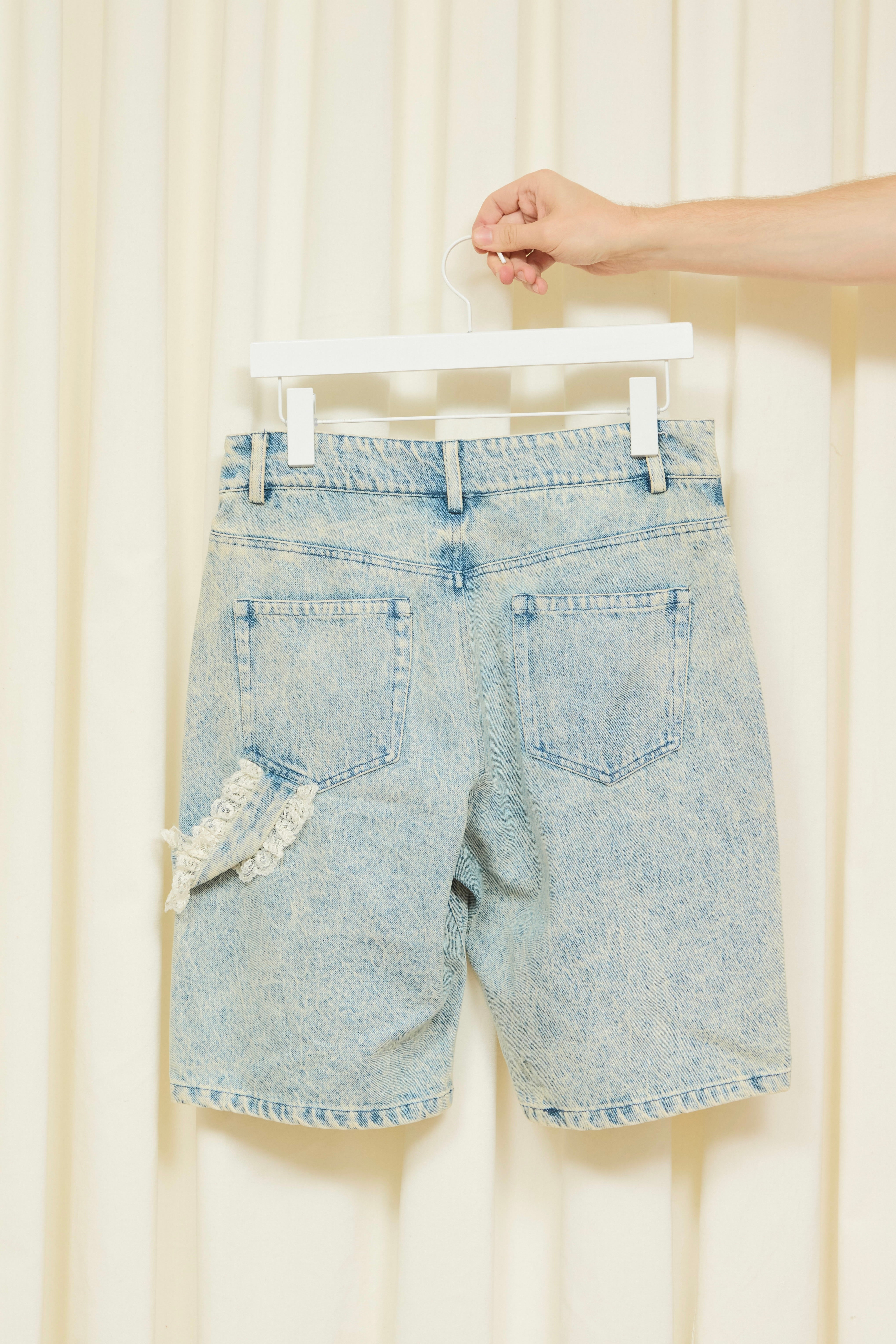 SAMPLE Sid Lace Loop Jean Short 30