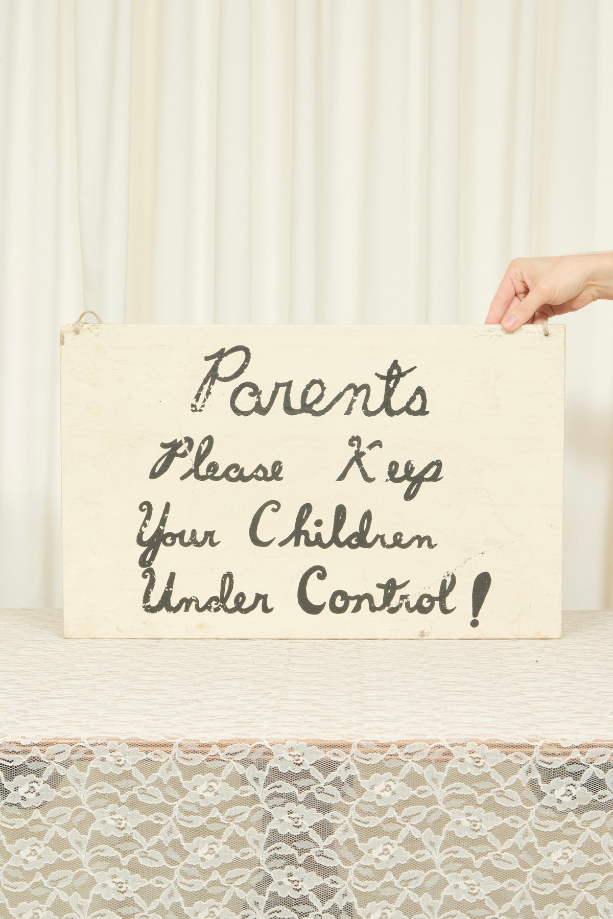Vintage "Under Control!" Sign
