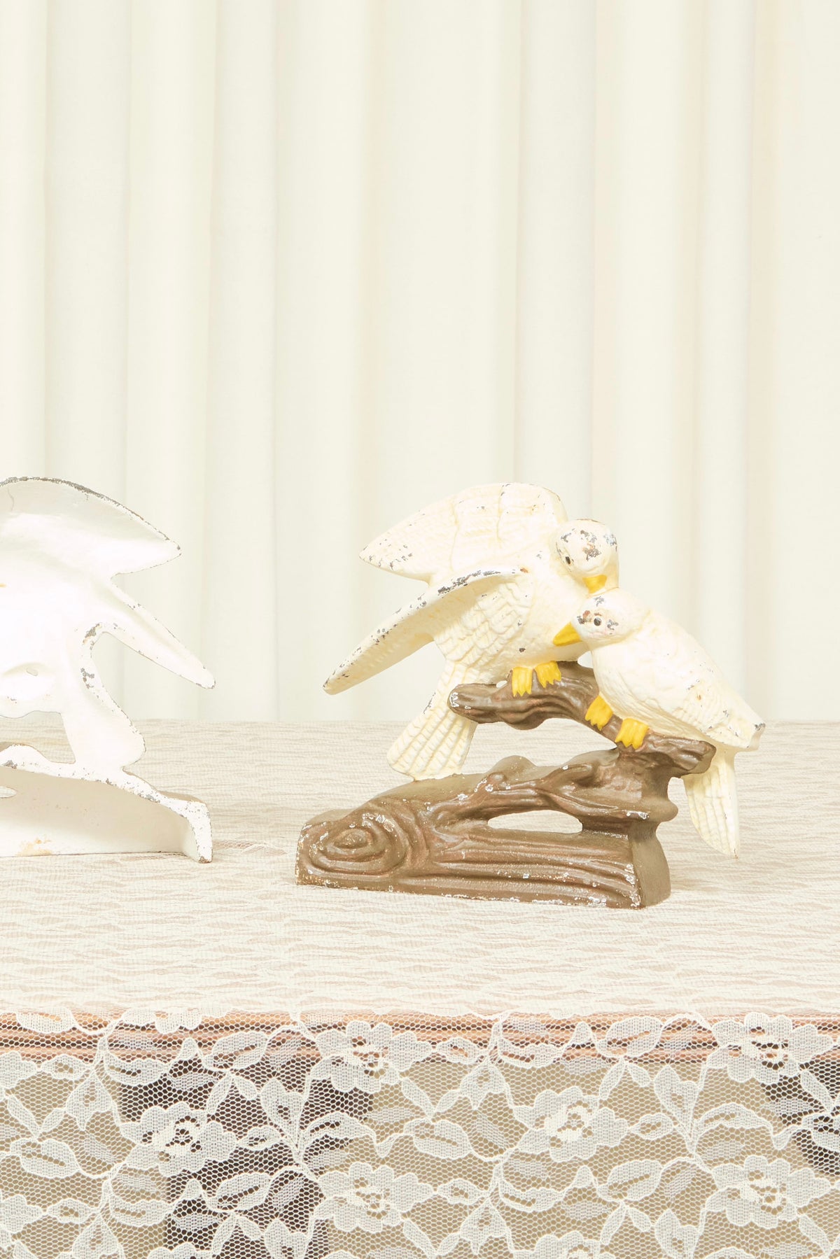 Vintage Dove Cast Iron Bookends Set/2