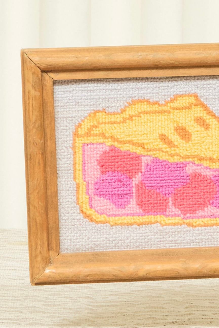Vintage Berry Pie Needlepoint
