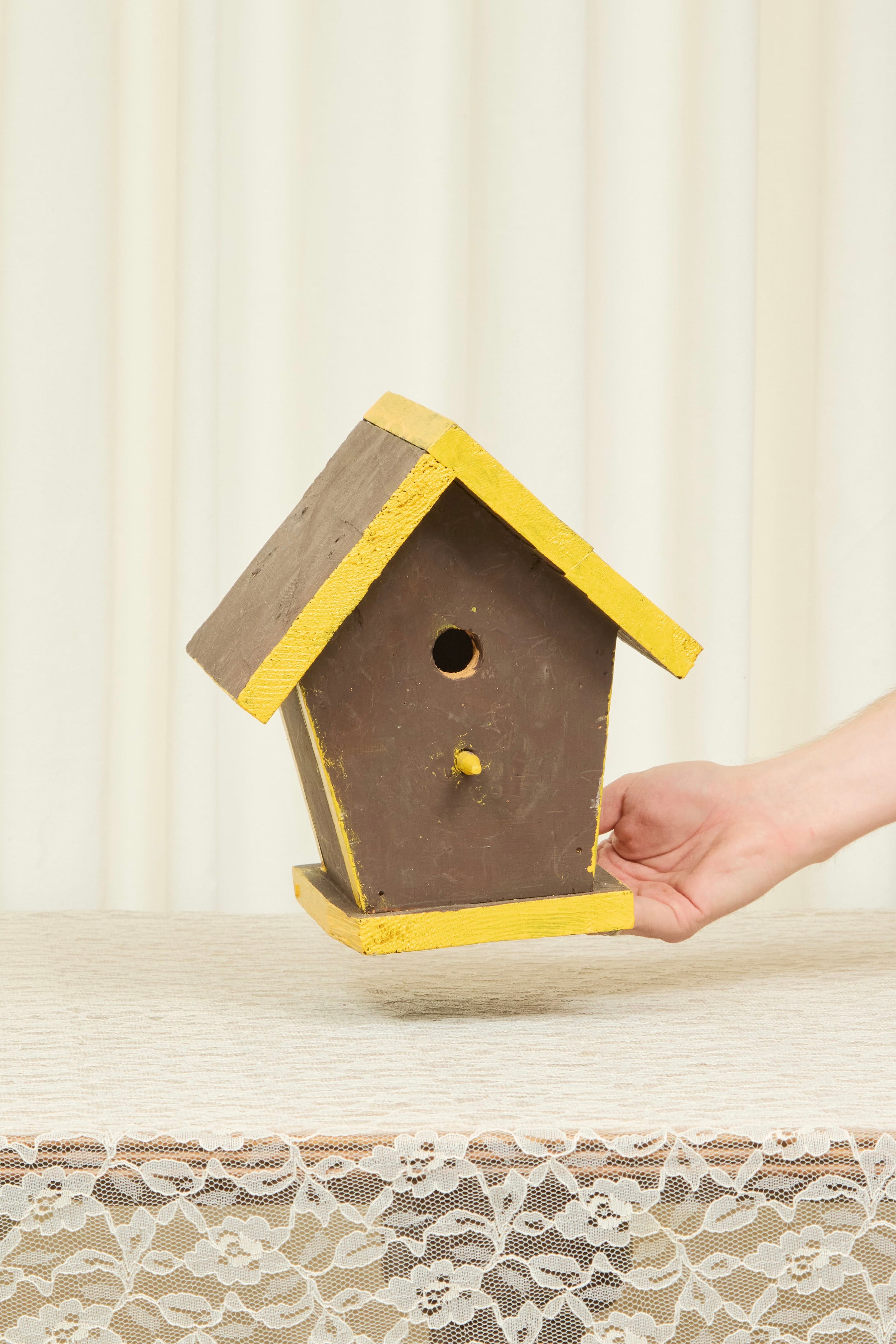 Vintage Painted Birdhouse