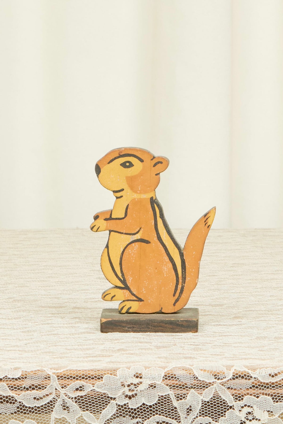 Vintage Folk Art Chipmunk