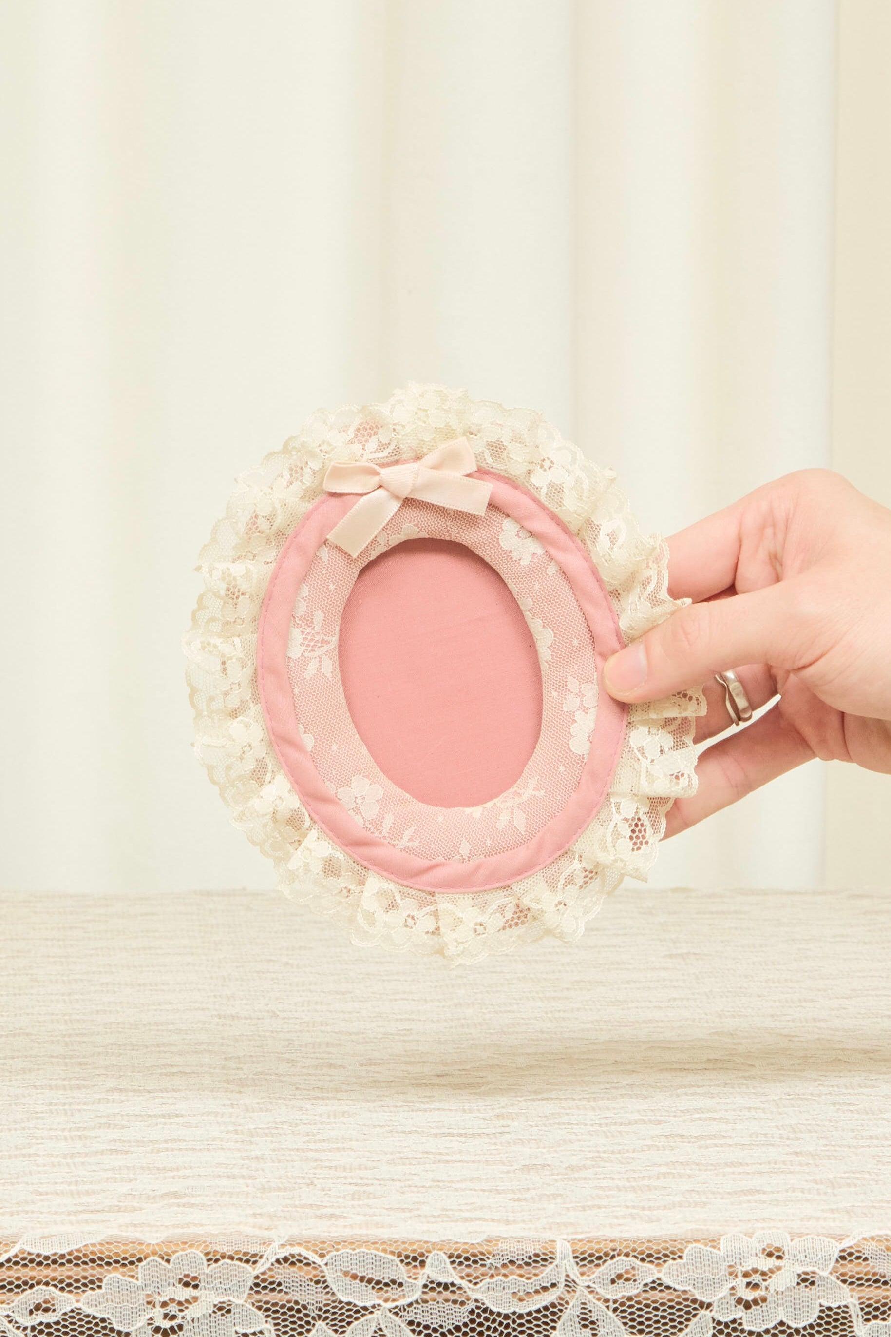 Vintage Lace Picture Frame