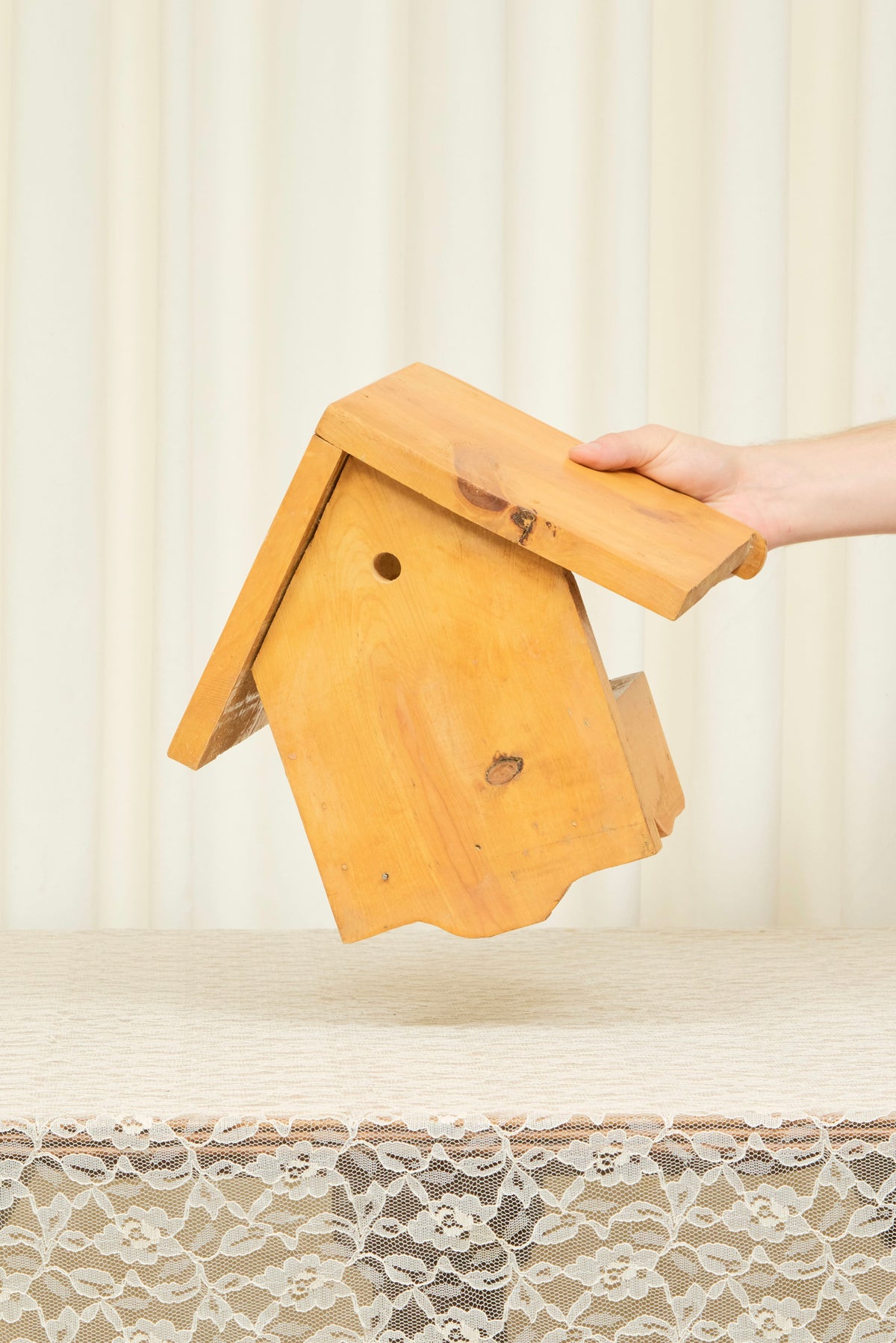 Vintage "Robins Only" Bird House