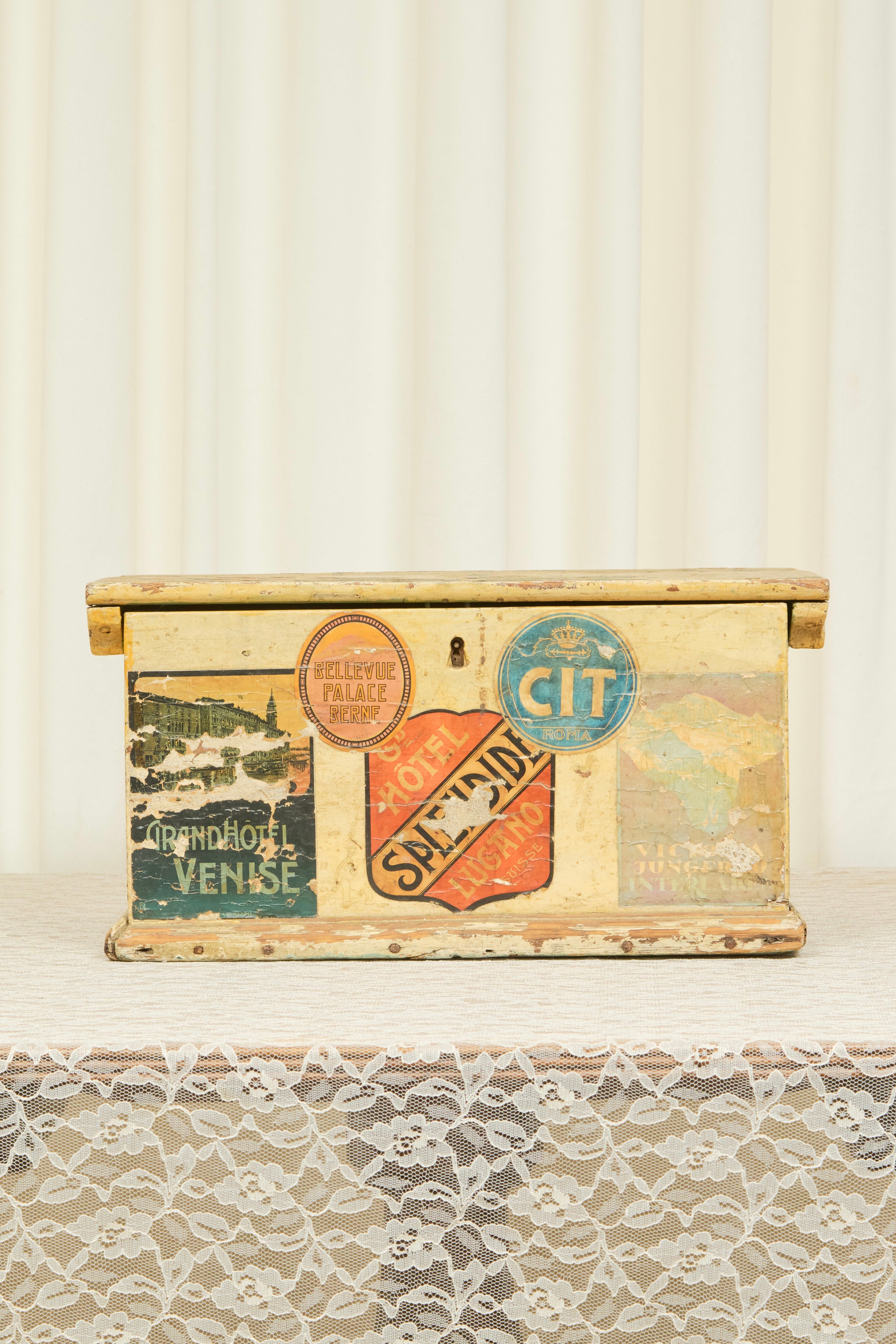 Vintage Decoupage Travel Box