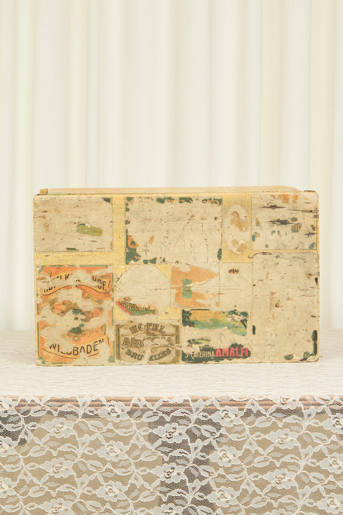 Vintage Decoupage Travel Box