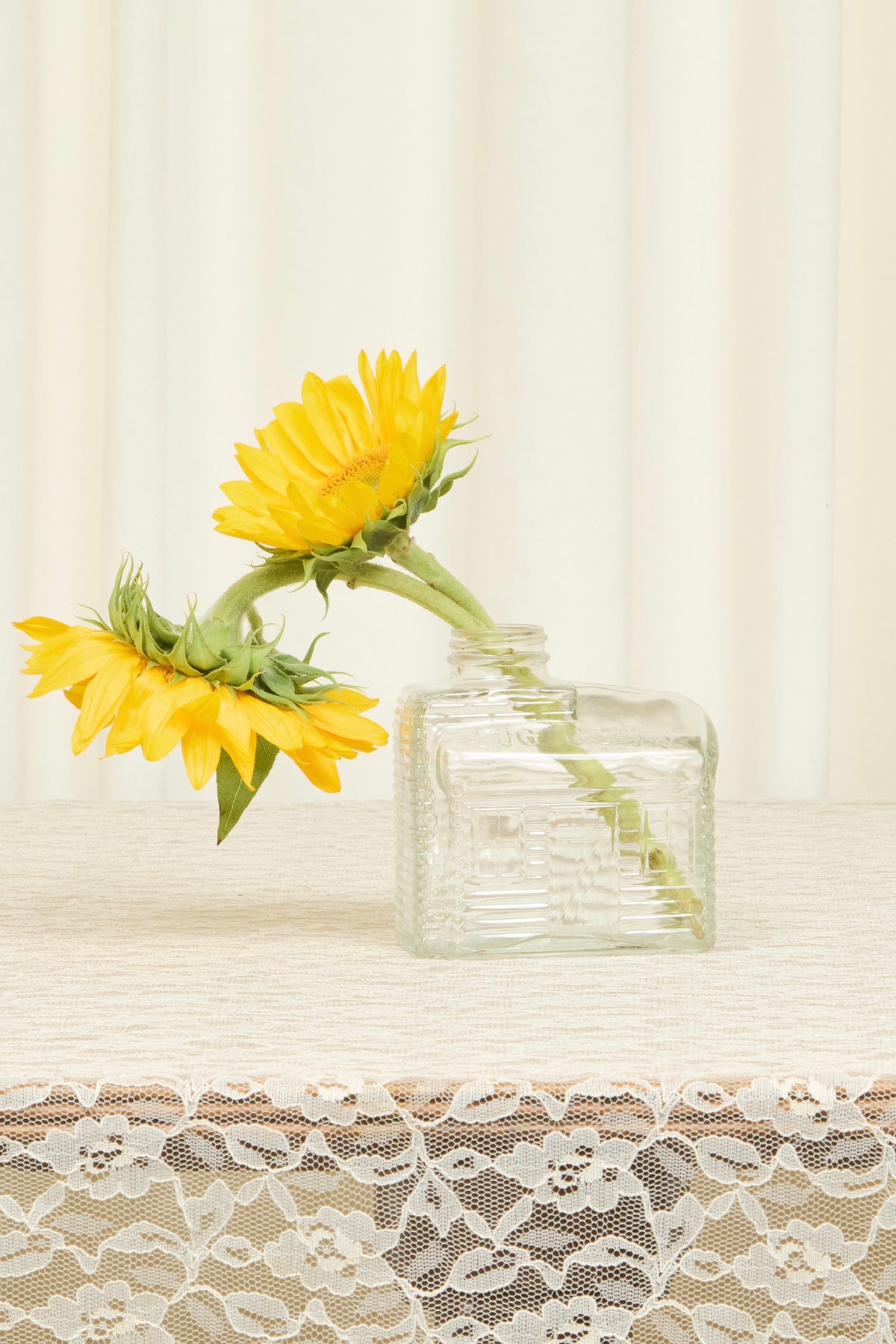 Vintage Log Cabin Jar/Vase