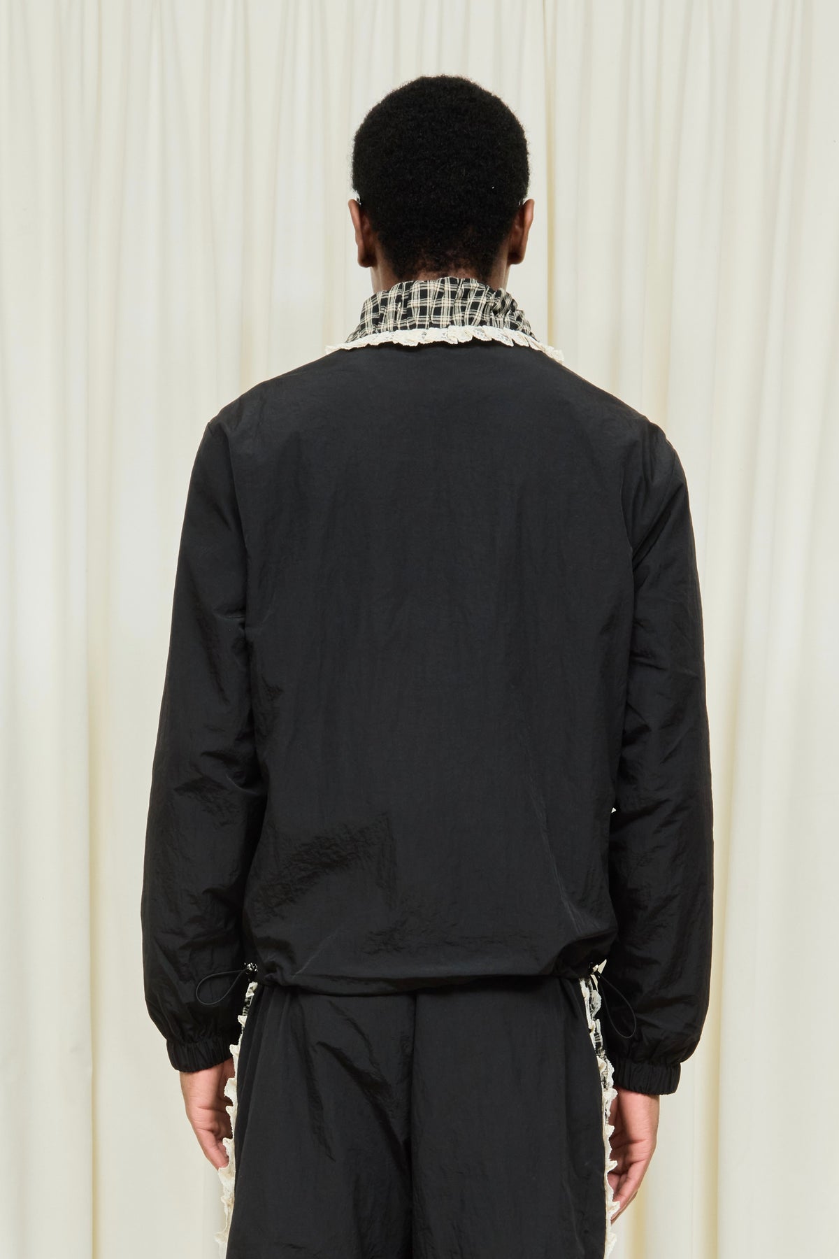 Kennedy Ruched Stripe Track Jacket
