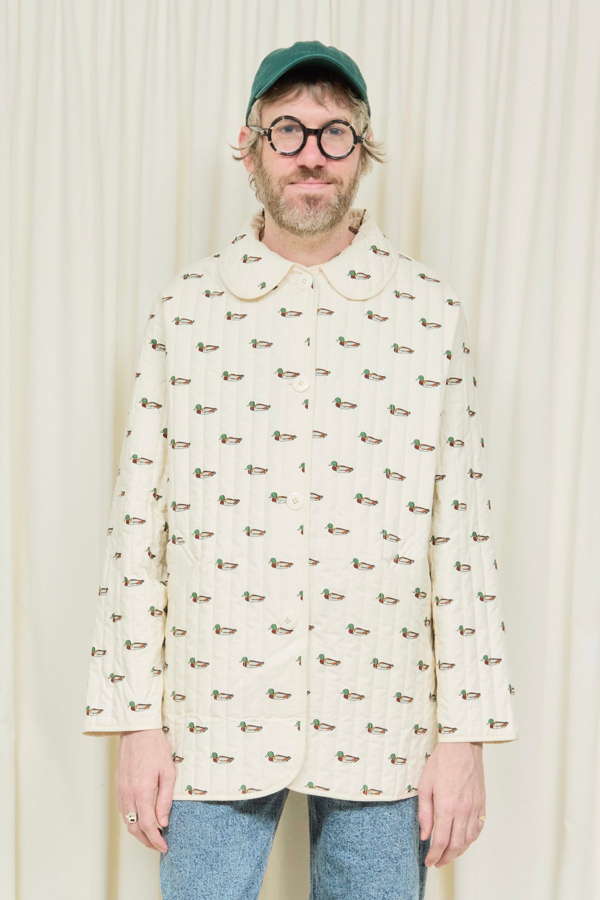 Arnie Mallard Print Quilted Jacket