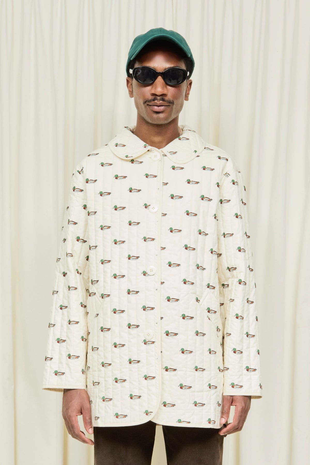 Arnie Mallard Print Quilted Jacket