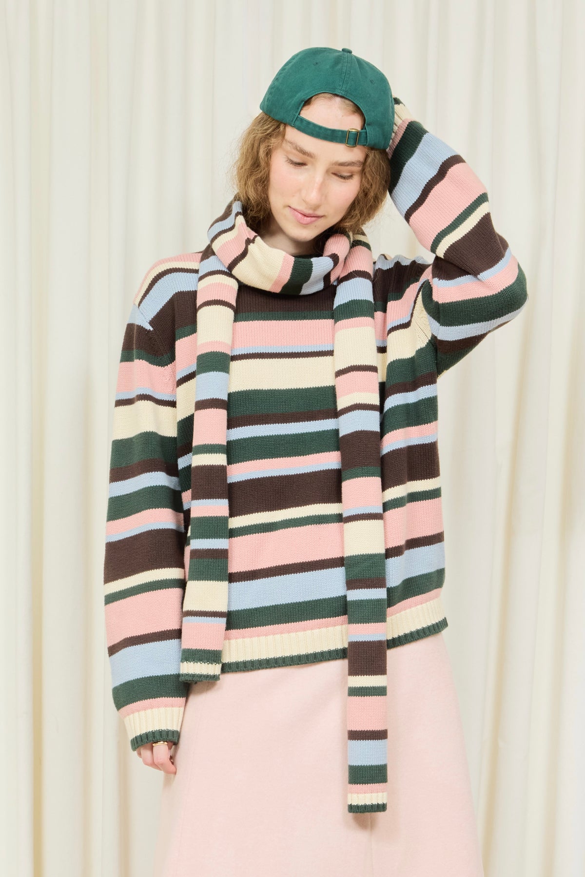 Ollie Striped Scarf
