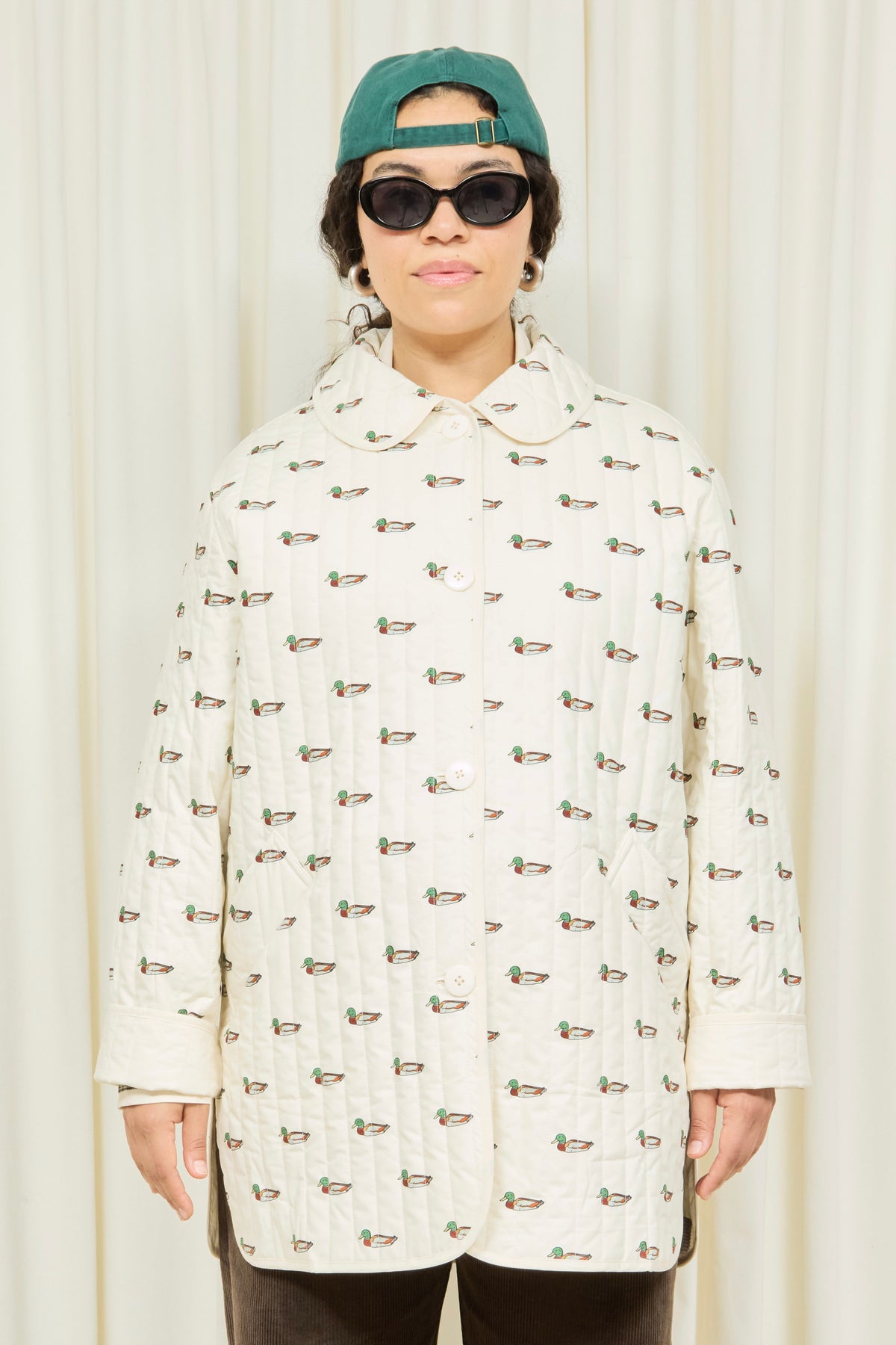 Arnie Mallard Print Quilted Jacket
