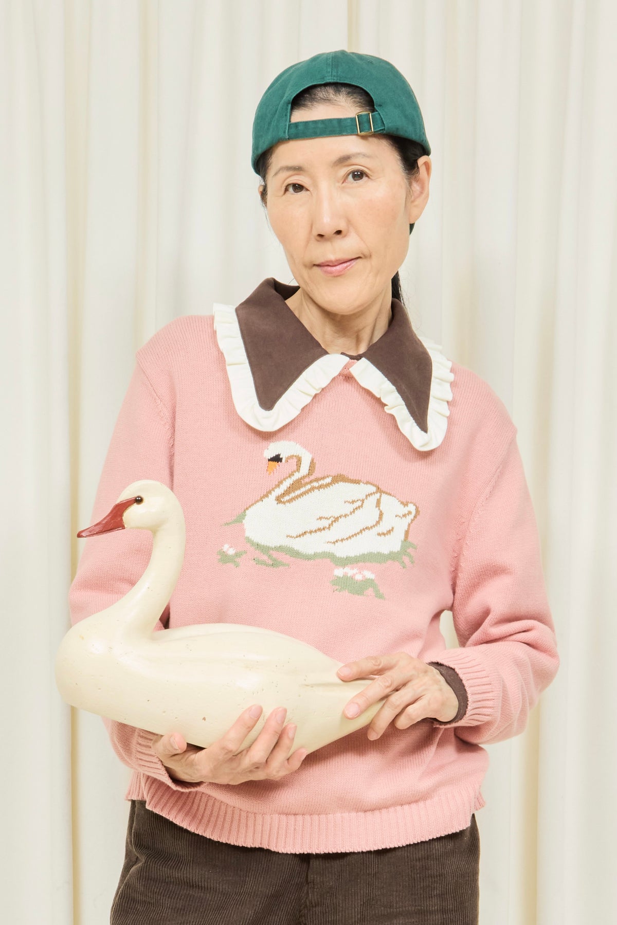 Millhouse Swan Intarsia Sweater