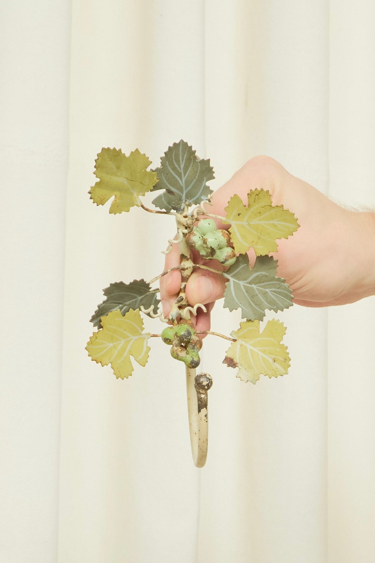 Vintage Metal Grapevine Hook