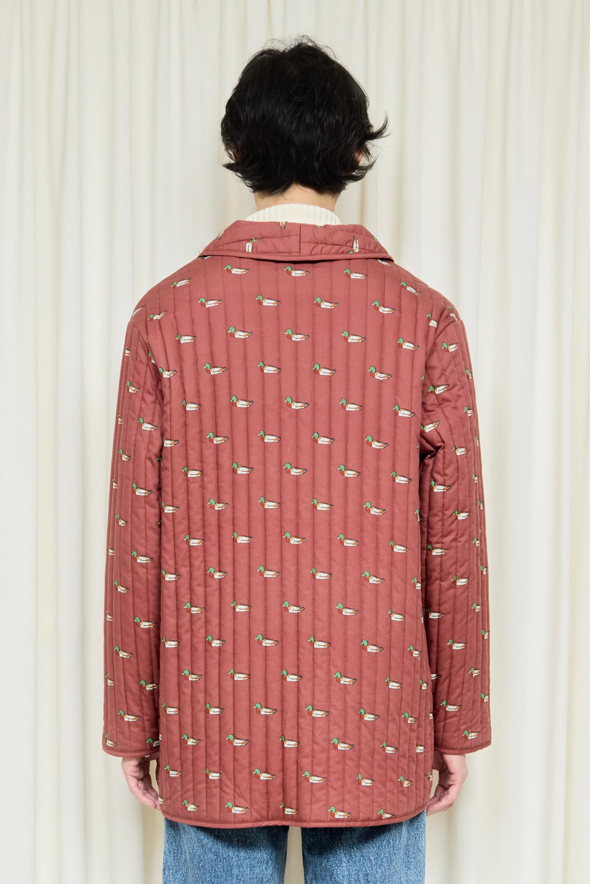 Arnie Mallard Print Quilted Jacket
