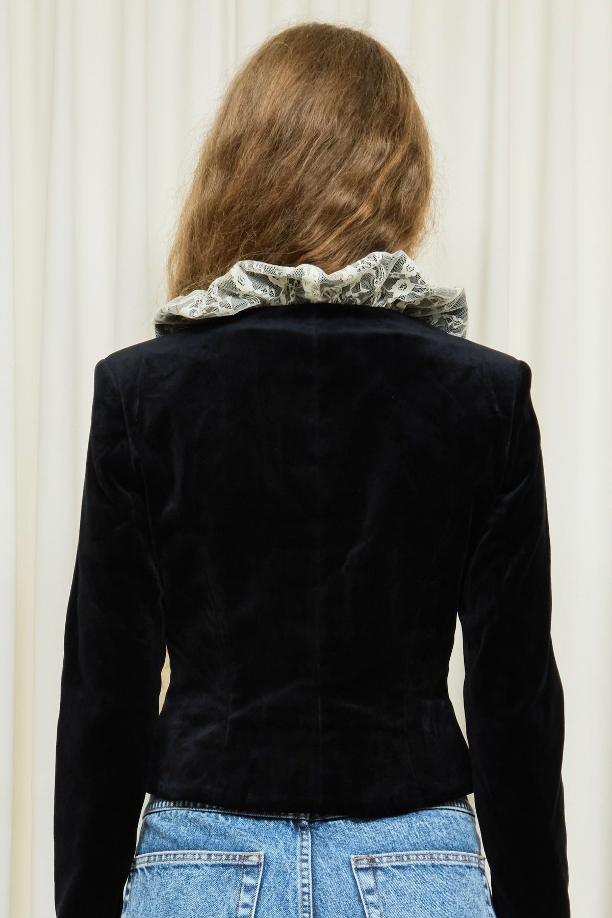 Antoinette Ruffle Collar Jacket