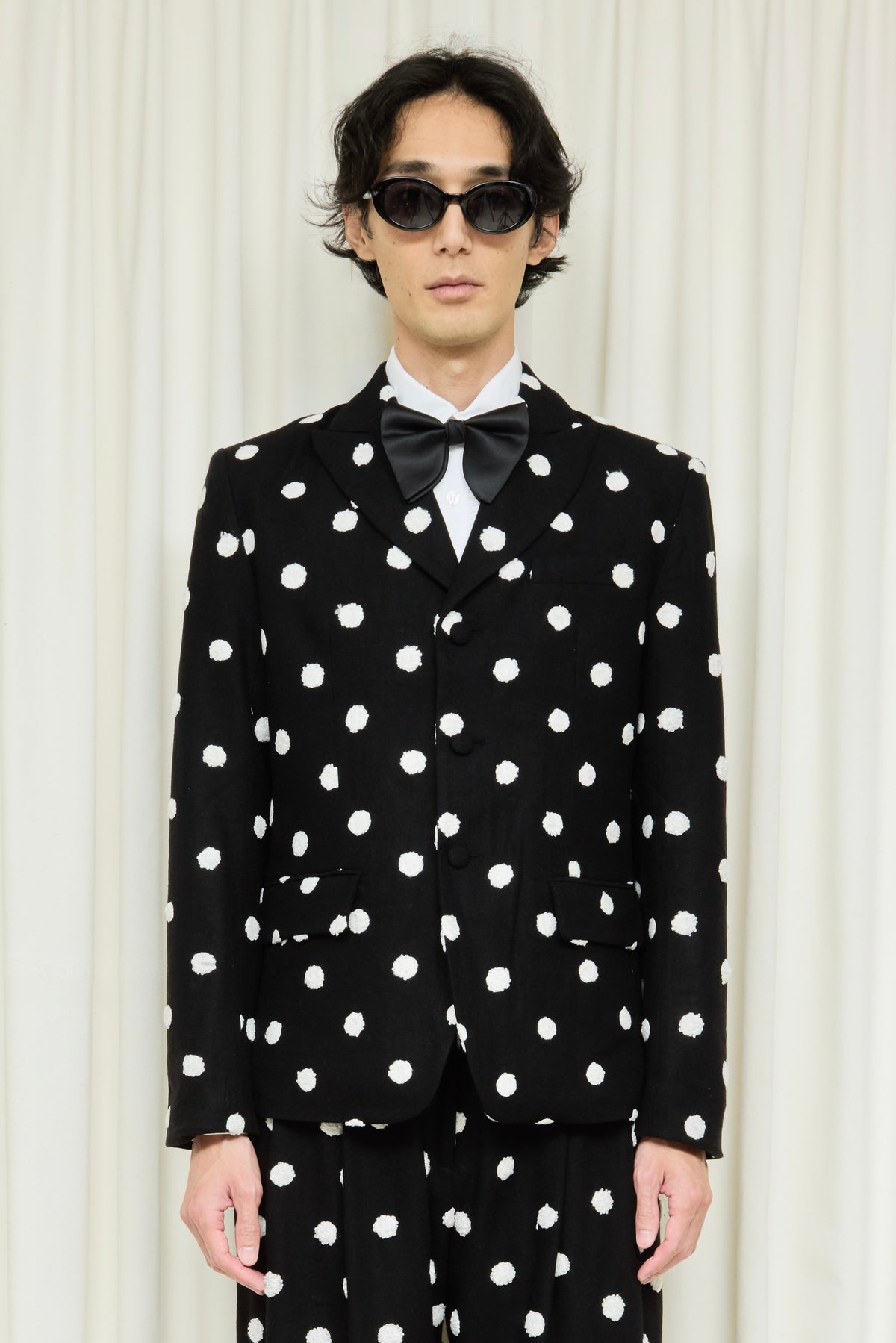 Walt Raised Polkadot Blazer